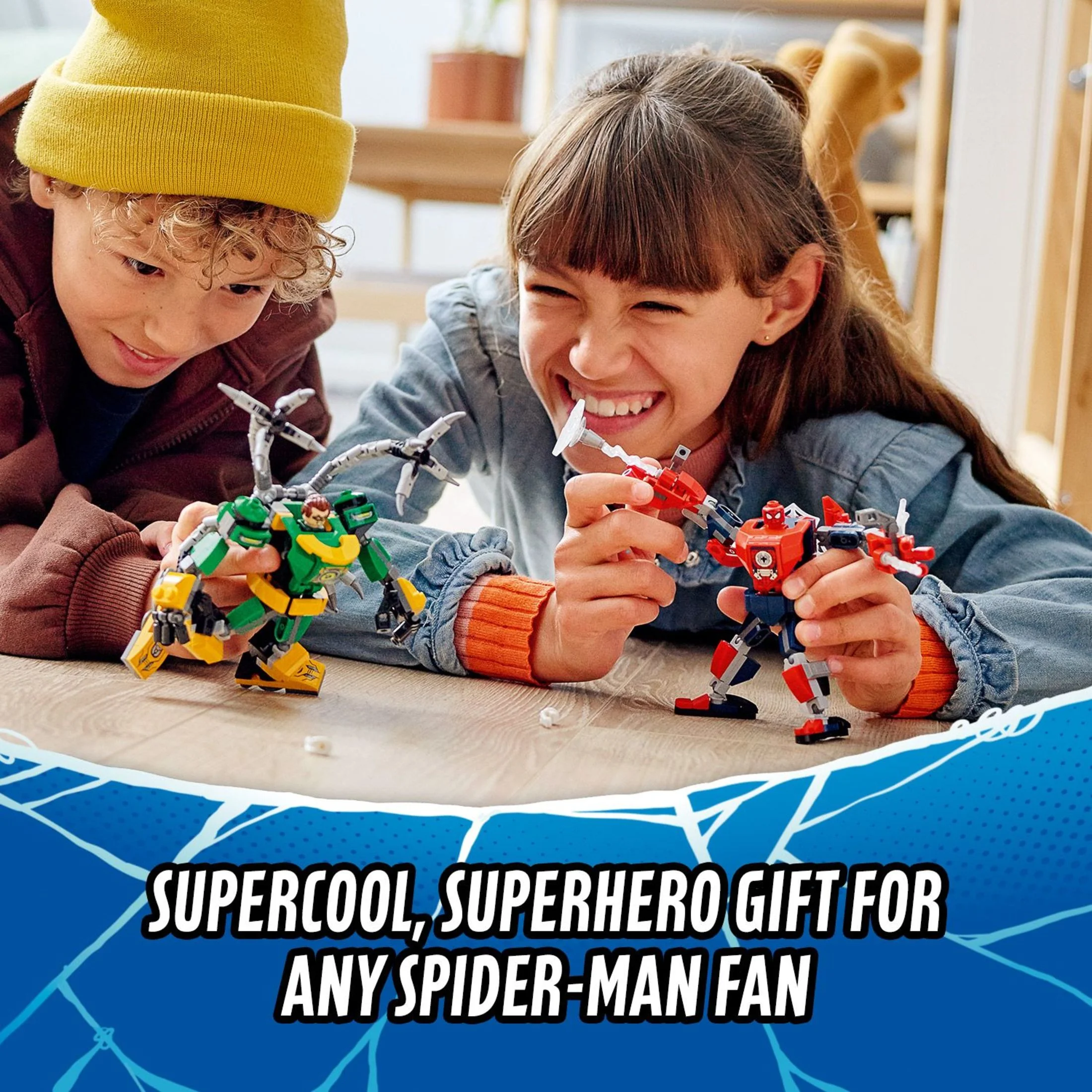 LEGO Marvel Spider-Man: Spider-Man & Doctor Octopus Mech Battle 76198 Building Toy (305 Pieces)