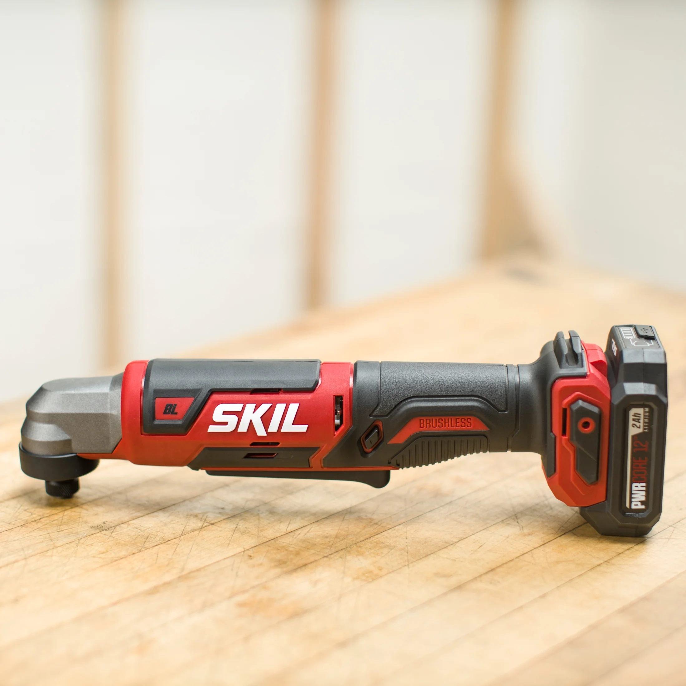 SKIL PWRCore 12 Brushless 12V Cordless 1/4” Hex Right Angle Impact Driver with PWRJump Charger