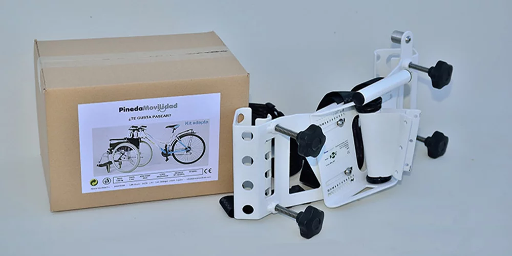 Wheelchair accessory for bicycle Adapta system