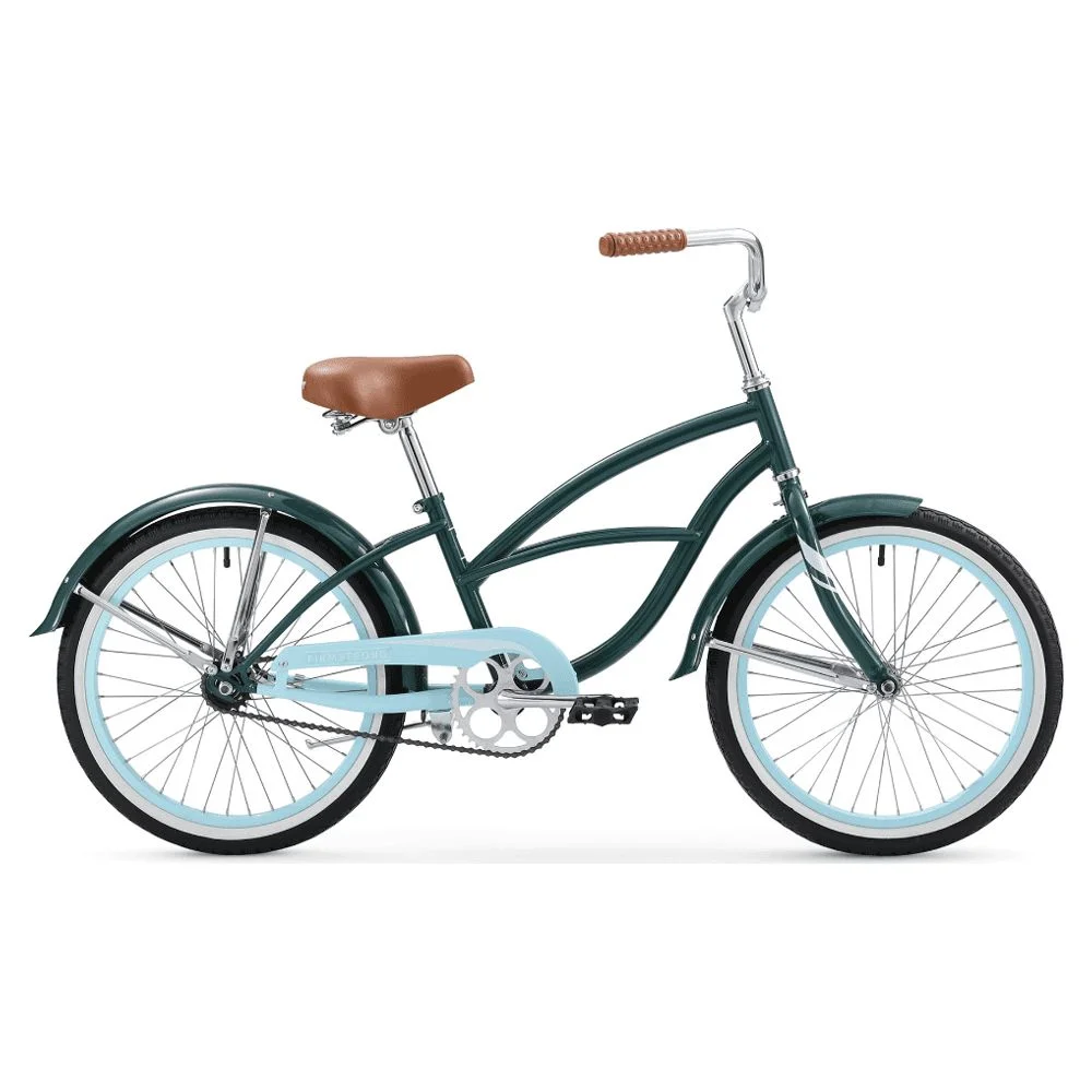 Firmstrong Special Edition Urban Girl Cruiser Bike, 20 Inches, Single-Speed, Dark Green