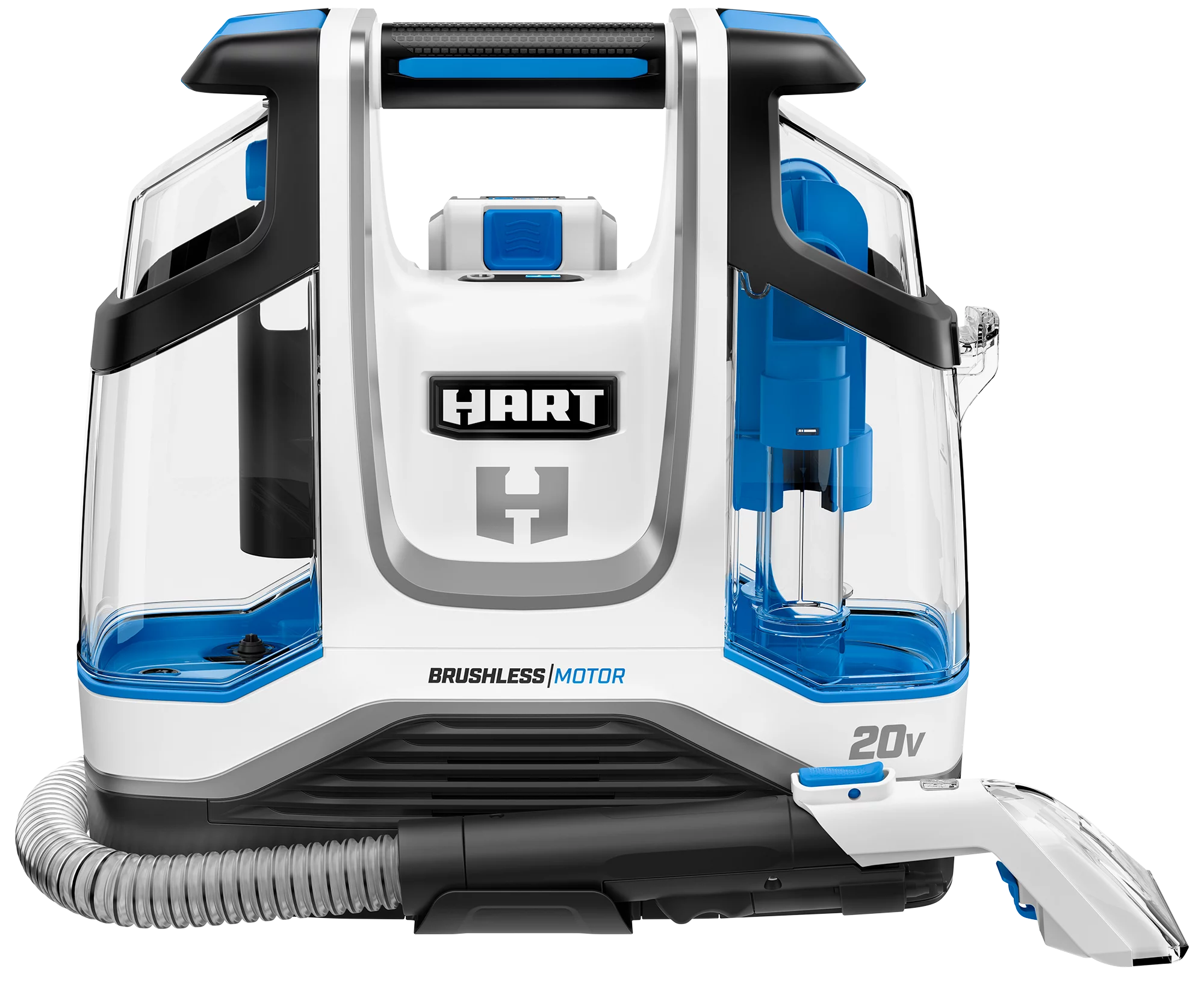 HART 20-Volt Carpet & Upholstery Cordless Spot Cleaner Kit, (1) 4.0Ah Lithium-Ion Battery