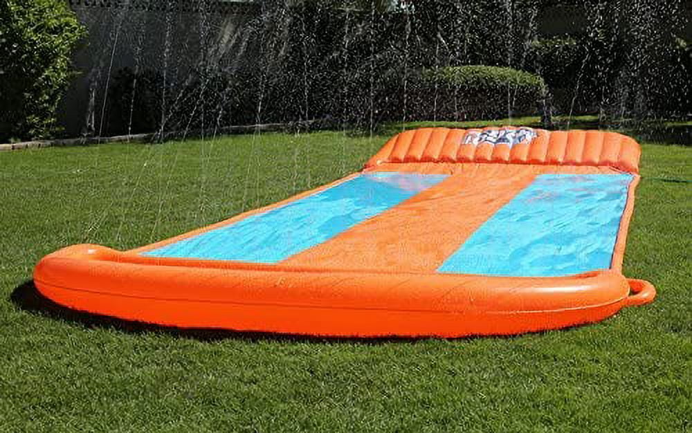 H2OGO! 18′ Triple Lane Water Slide with Ramp