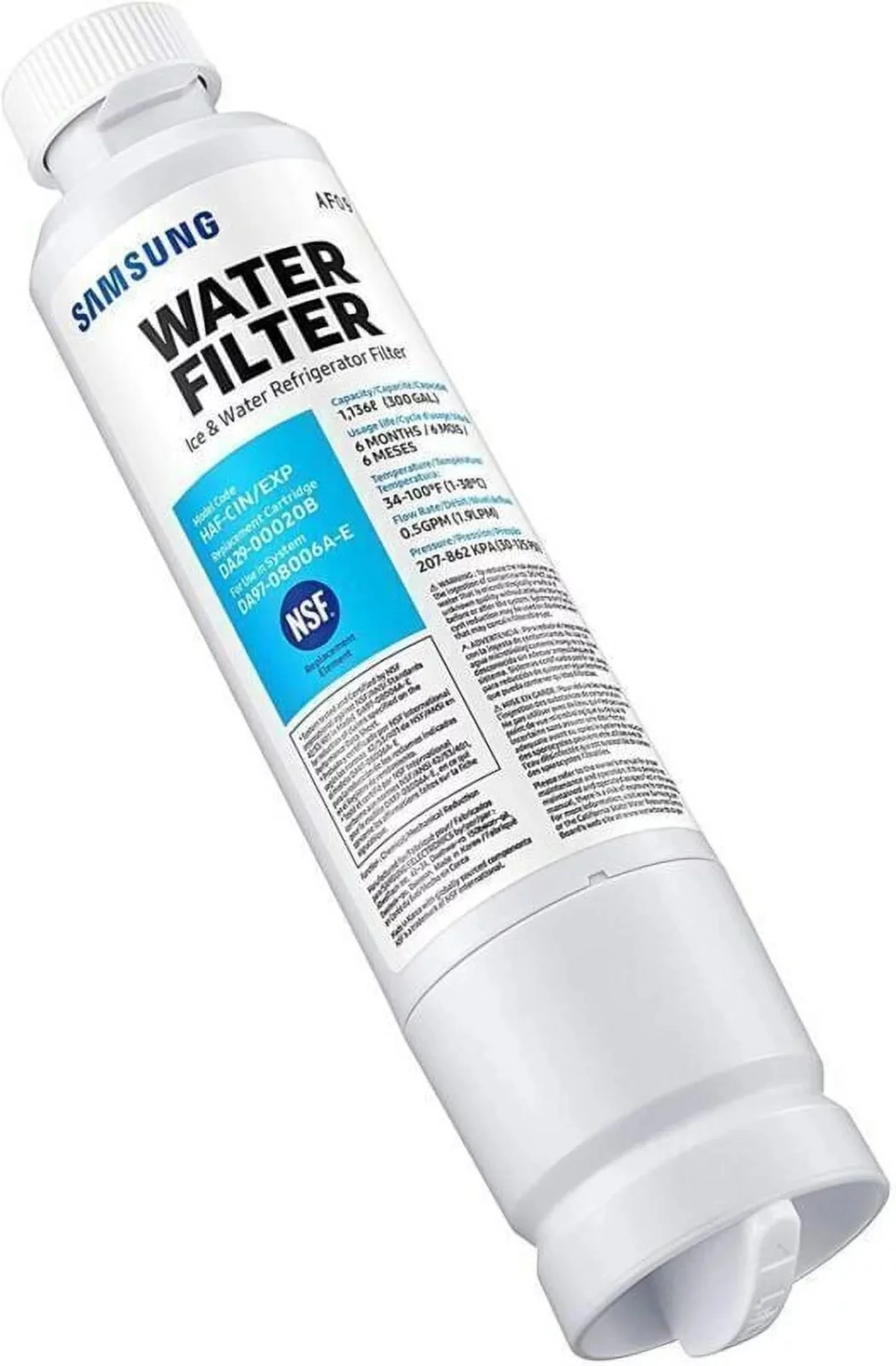 3 Pack DA29-00020B Refrigerator Water Filter, Compatible with Samsung Refrigerator Water Filter