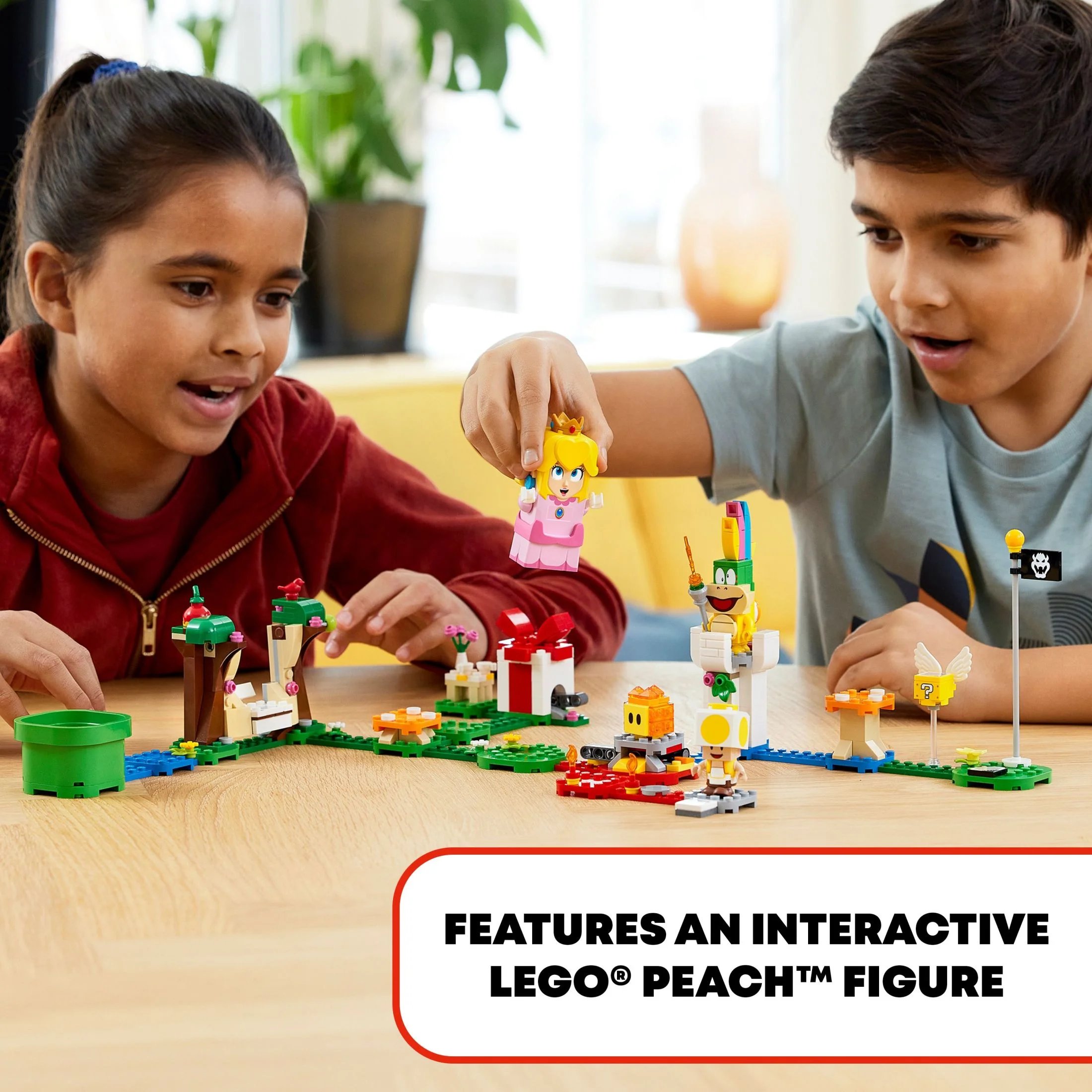 LEGO Super Mario Adventures with Peach Starter Course 71403 , Buildable Game, Toy with Interactive Figure, Yellow Toad & Lemmy, Birthday Gift Idea for Kids, Girls & Boys