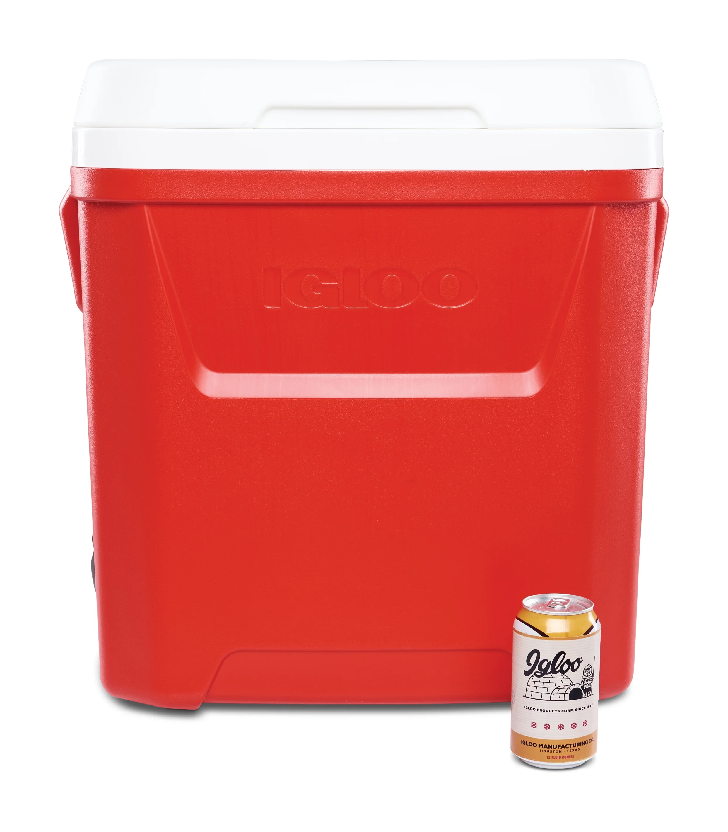 Igloo 60 QT Laguna Roller Ice Chest Rolling Cooler – Red