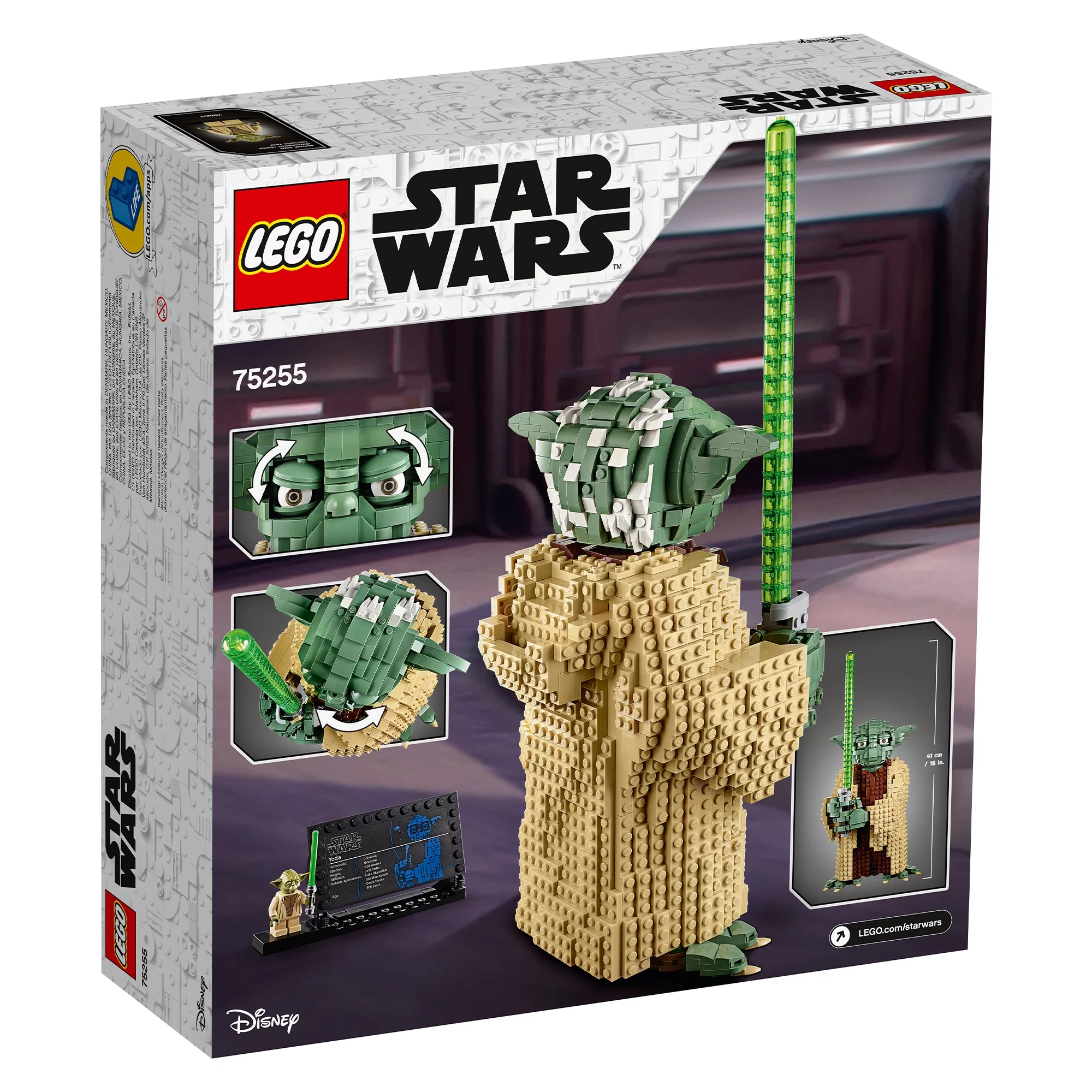 LEGO Star Wars: Attack of the Clones Yoda 75255 Building Toy Set (1,771 Pieces)