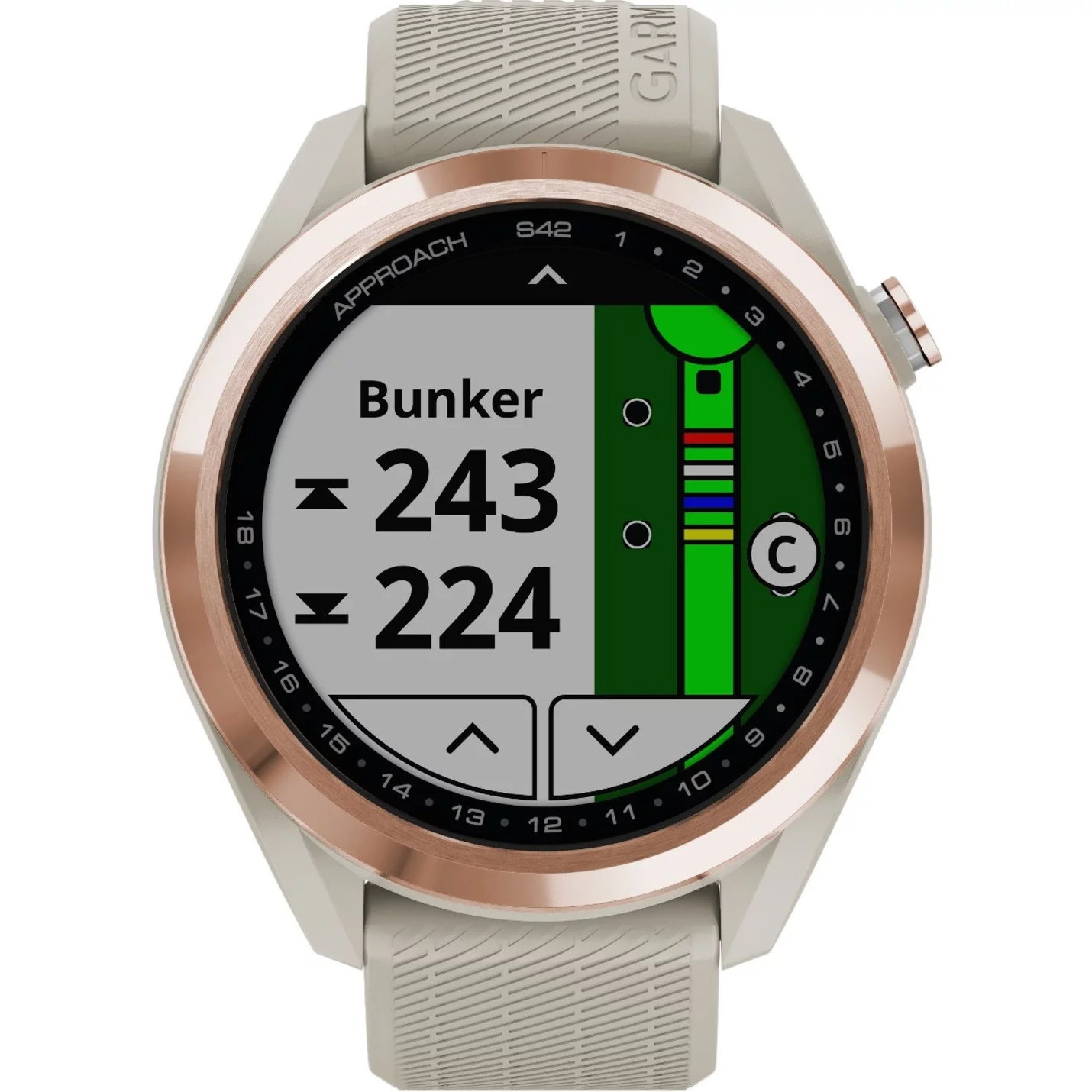 Garmin Approach S42 Golf GPS Watch, Black