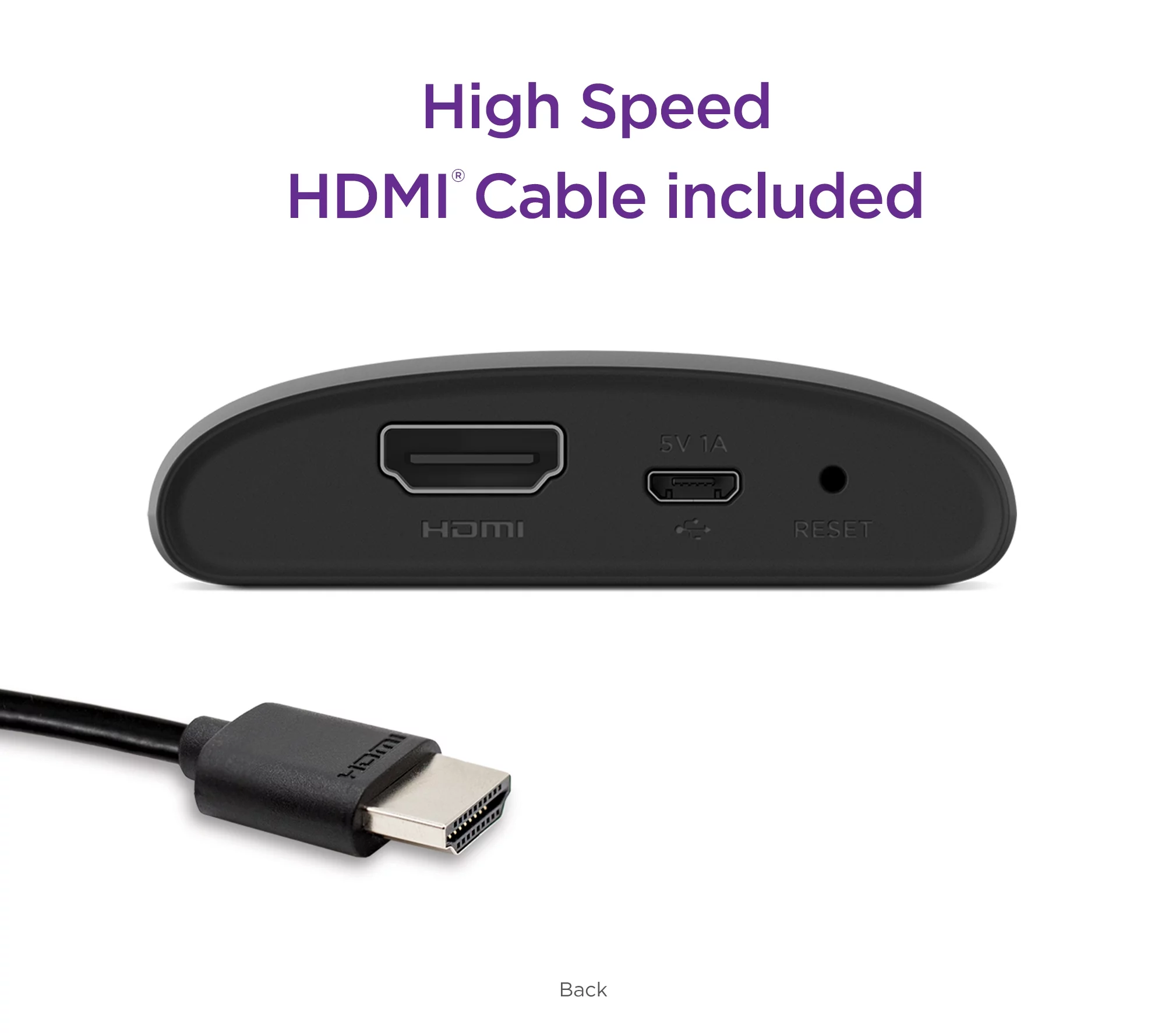 Roku Express HD Streaming Device with High-Speed HDMI Cable, Standard Remote (No TV Controls) and Fast Wi-Fi