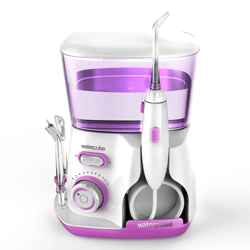 Waterpulse 800ml Electric Dental Water Flosser Oral Irrigator with 5 Tips Cleaner Oral