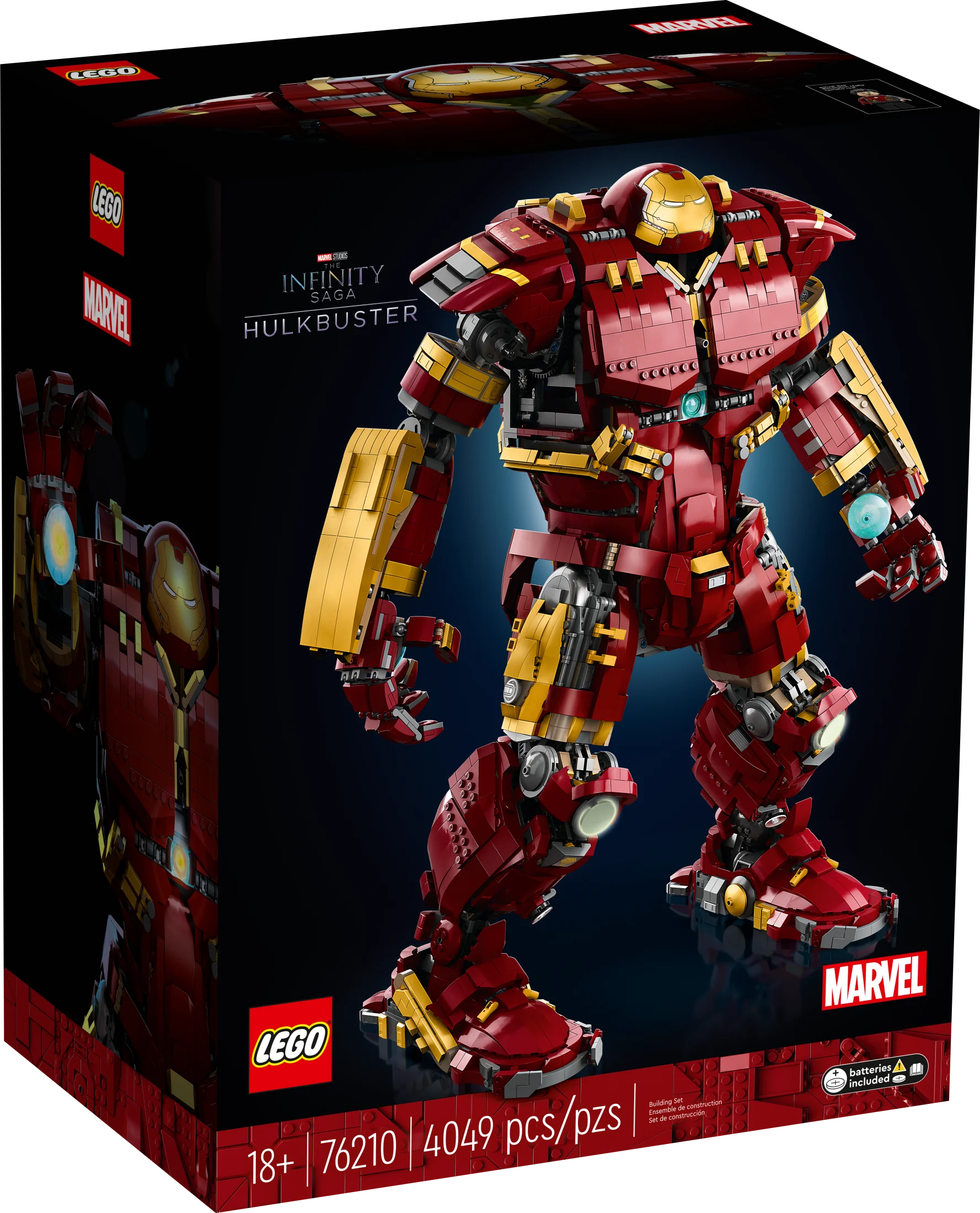 LEGO Marvel Hulkbuster 76210 Building Set – Avengers Movie Inspired Building Set with Minifigure, Authentic Display Model for Adults and Age of Ultron Enthusiasts Ages 18+