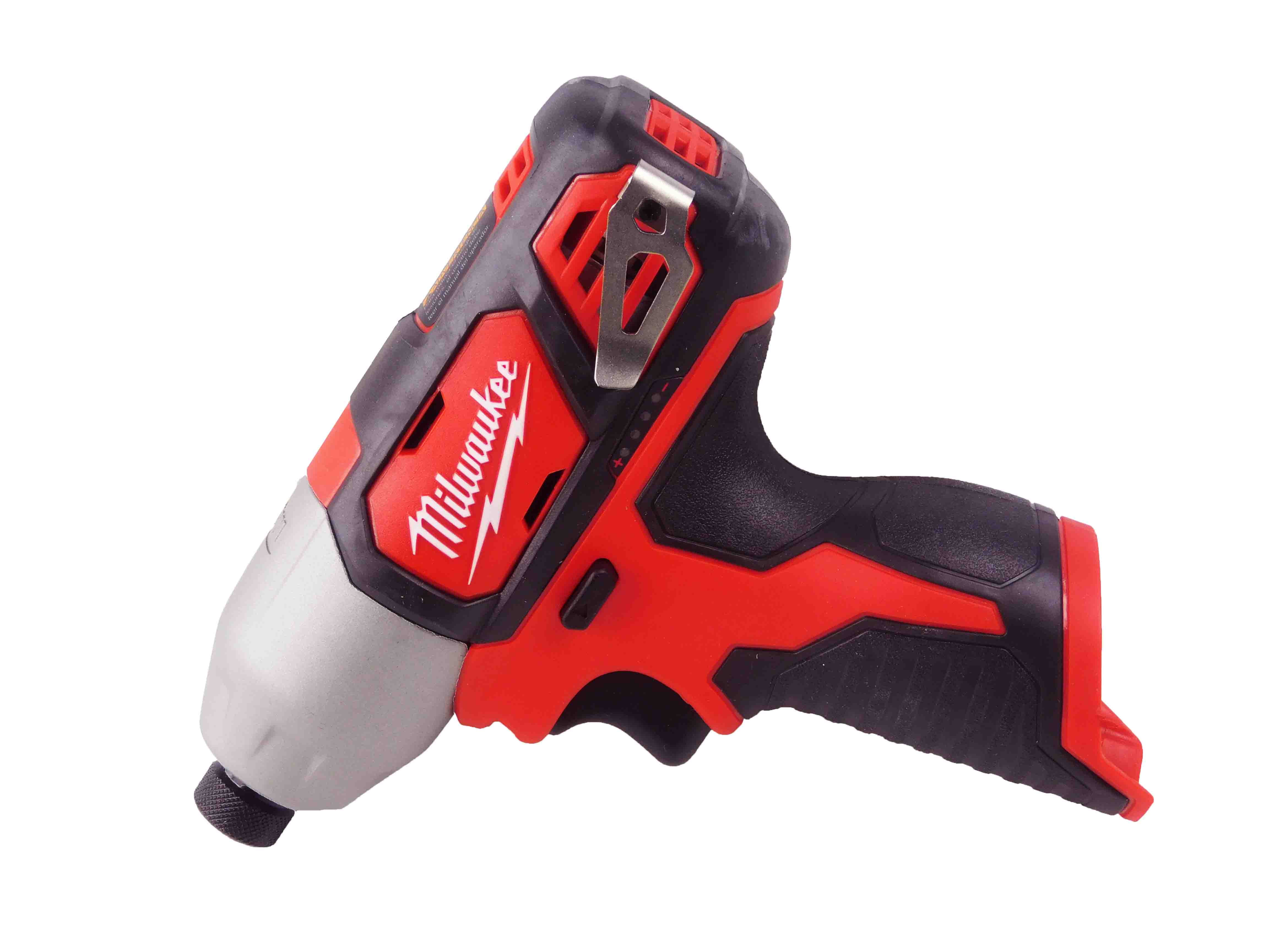 Milwaukee 2462-20 M12 12-Volt Li-ion 1/4″ Cordless Hex Impact Driver Bare Tool