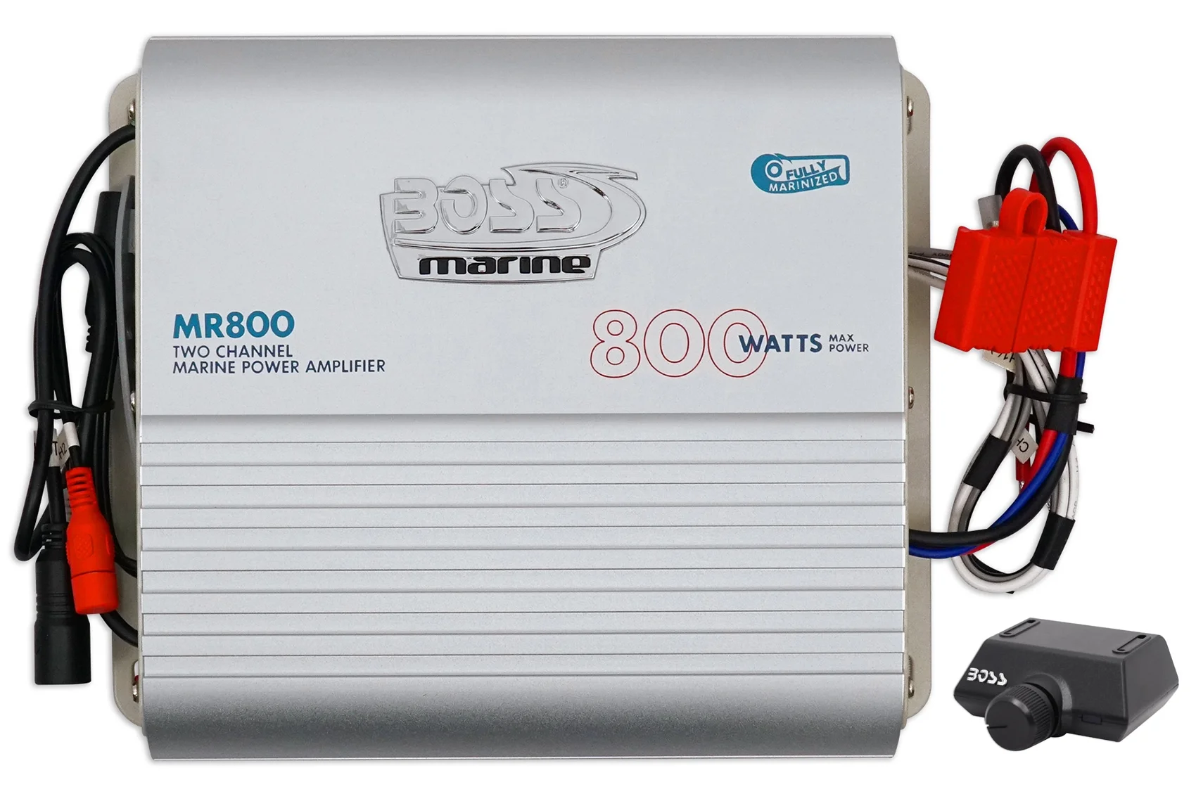 Boss Audio MR800 800 Watt 2-Channel Marine Boat Amplifier RZR/ATV/UTV/Cart Amp