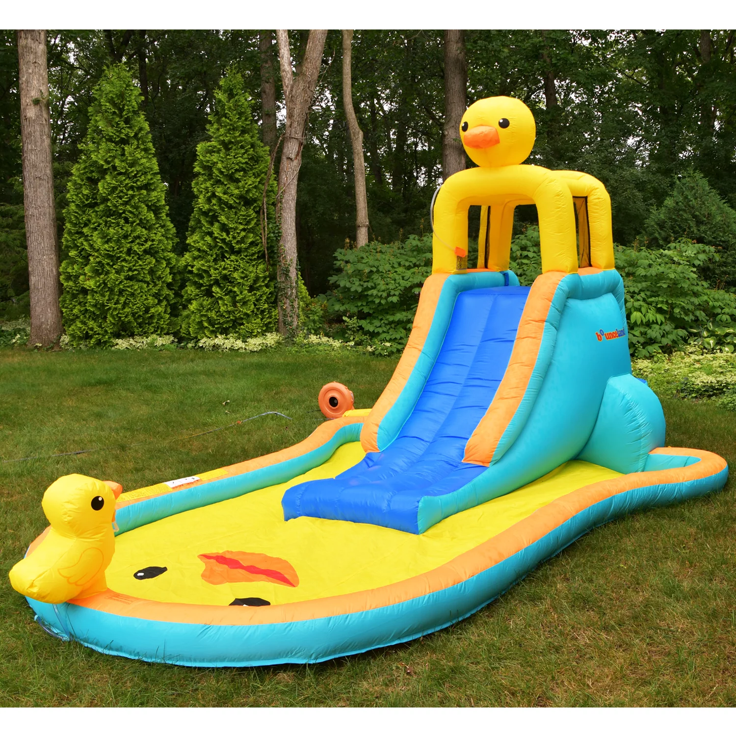 Bounceland Ducky Splash Water Slide with Pool with blower