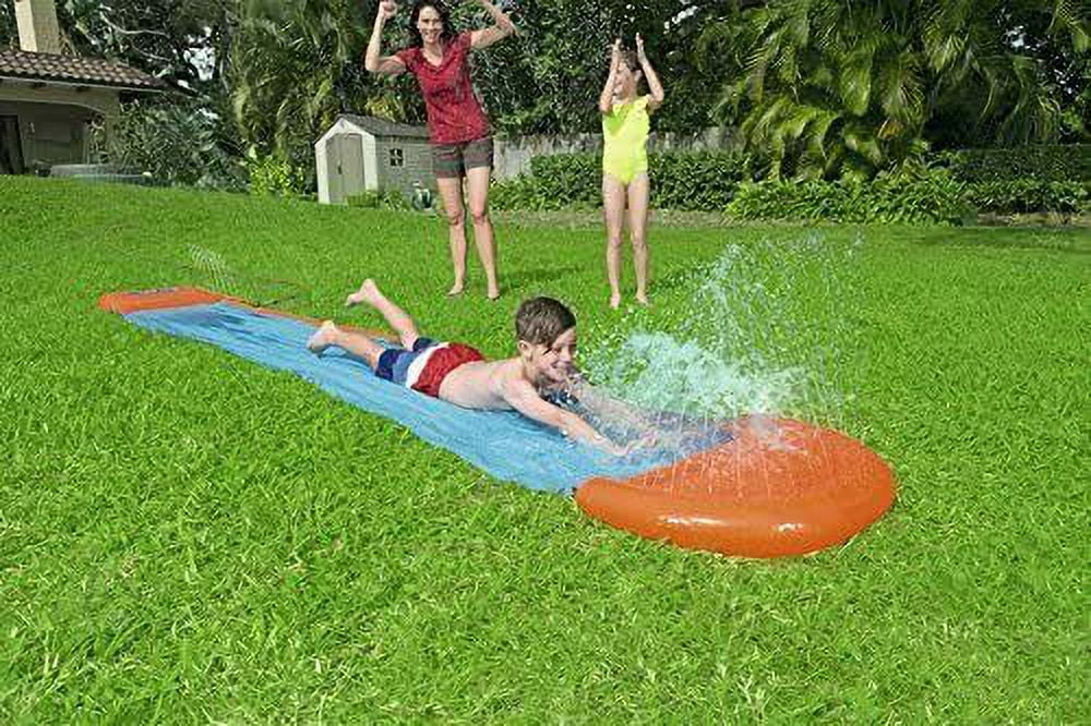 Bestway H2O Go 18ft Single Water Slide Drench Pool Brand New