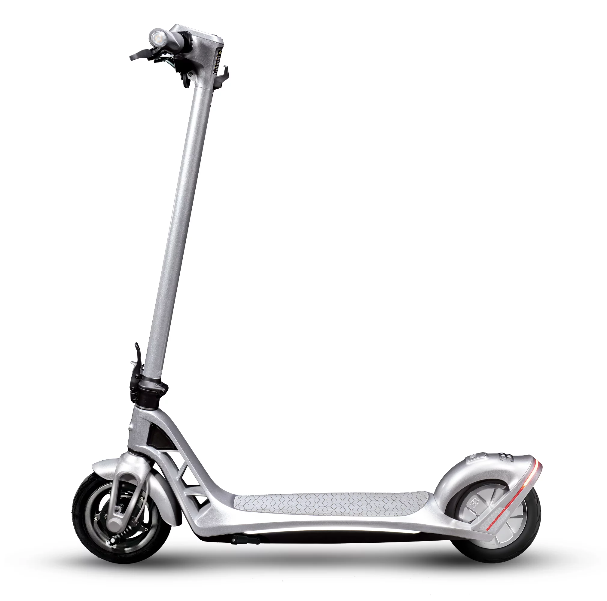 Bugatti Electric Scooter Lightweight & Foldable ?C 600W Power, 18.6 MPH Max Speed, 20+ Mile Range, Silver