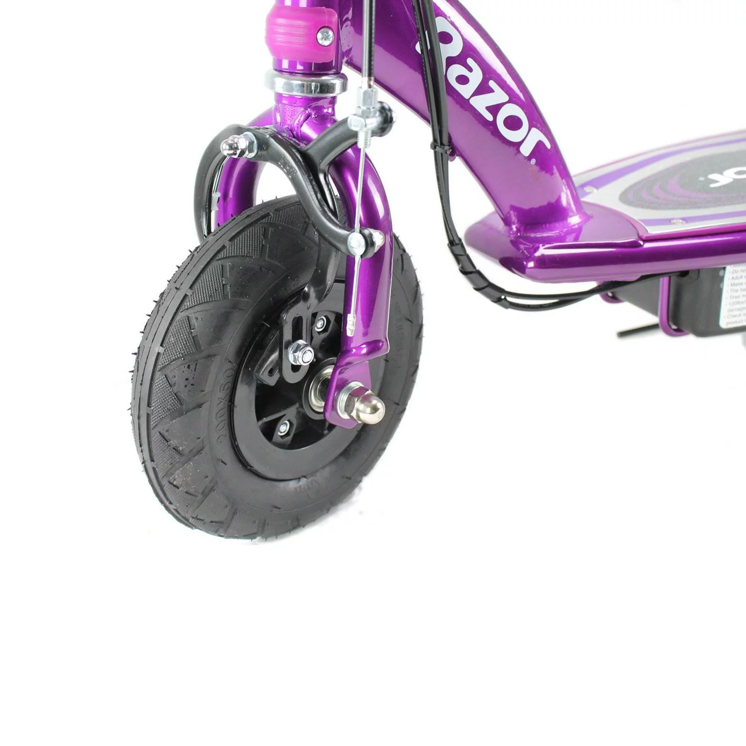 Razor E100 Motorized Rechargeable Kids Electric Toy Scooters, 1 Purple & 1 Blue