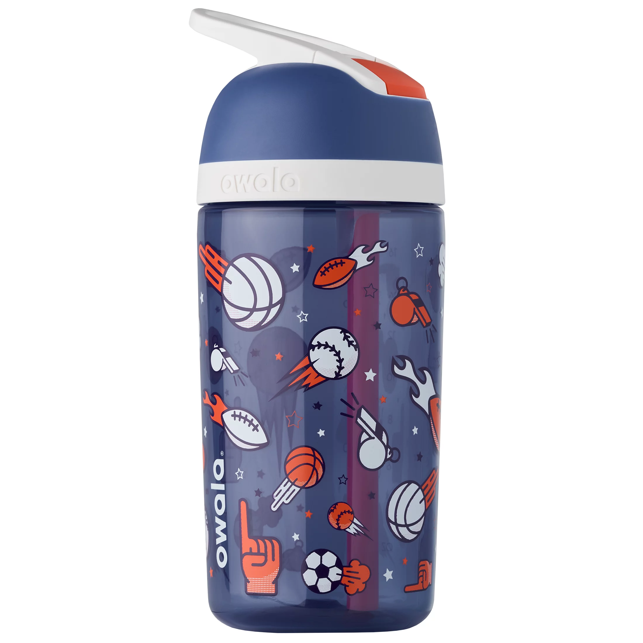 Owala Flip Kids Water Bottle, 18oz Blue