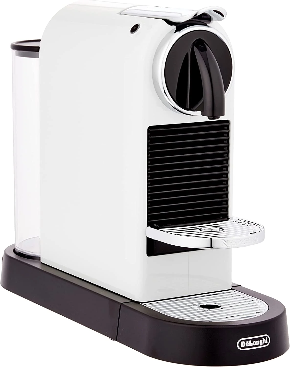 durable Nespresso CitiZ Coffee and Espresso Machine by De'Longhi with Milk Frother Black