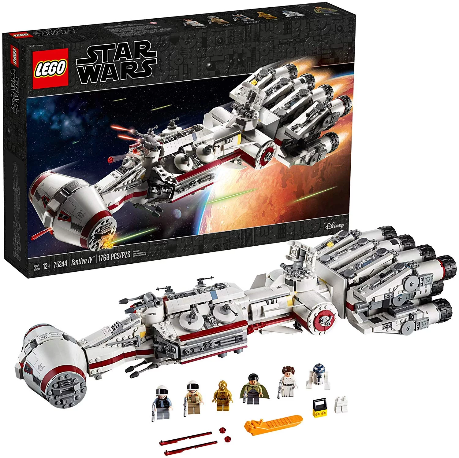 LEGO 6251815 Star Wars: A New Hope 75244 Tantive IV Building Kit (1768 Pieces)