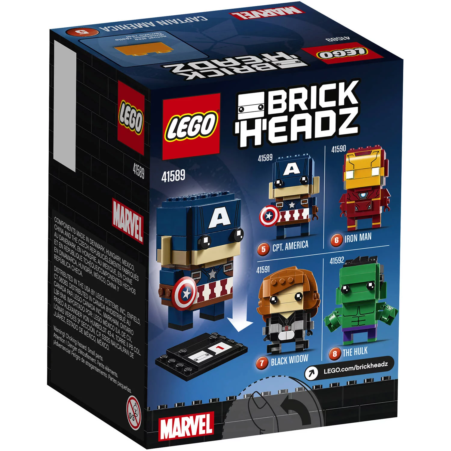 LEGO Brickheadz Captain America 41589