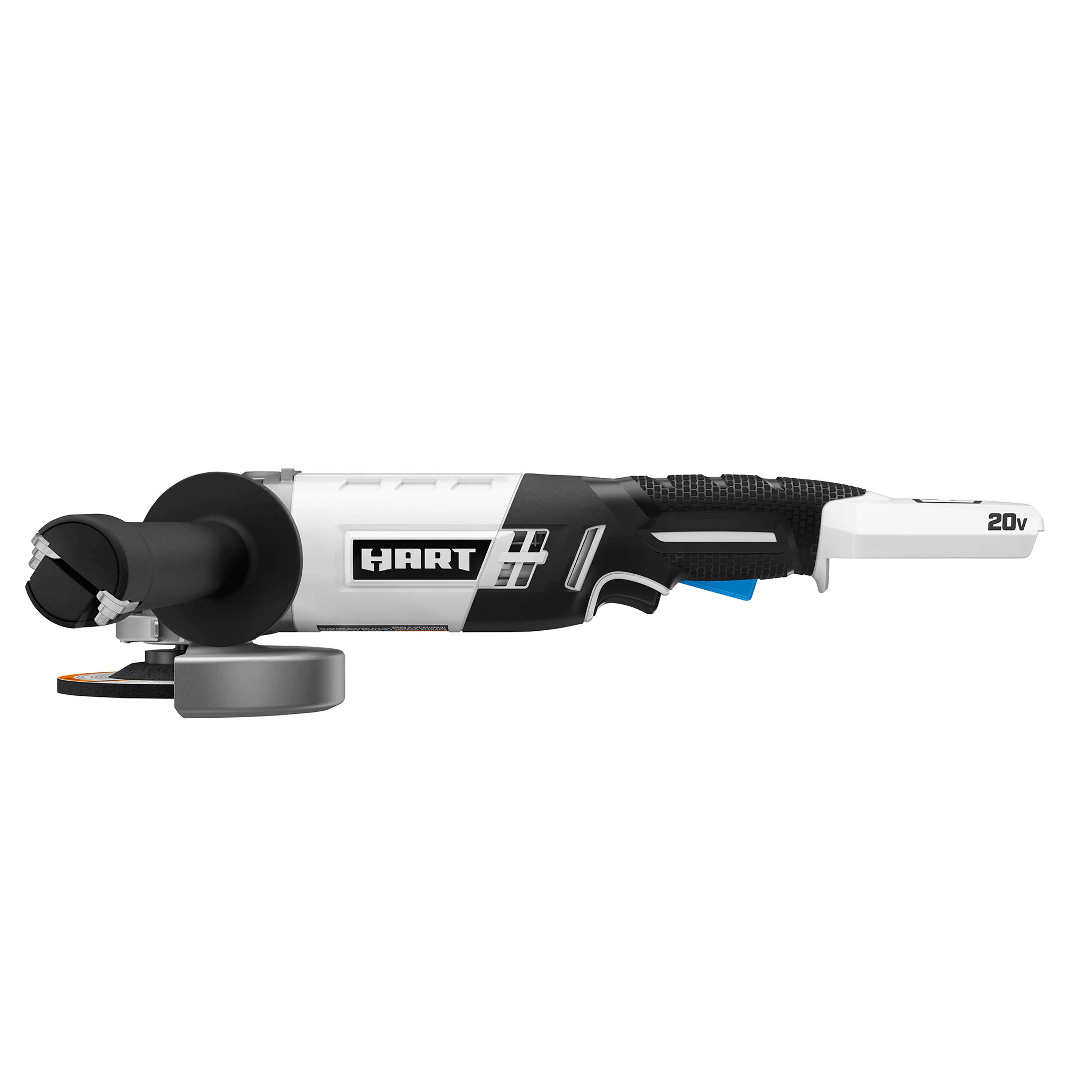 HART 20-Volt Cordless 4 1/2-inch Angle Grinder Kit (1) 20-Volt 4.0Ah Lithium-Ion Battery