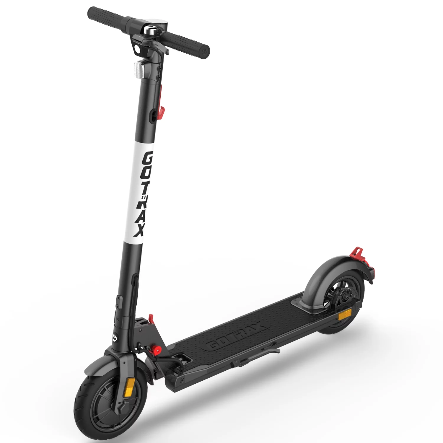 GOTRAX XR Elite Commuting Electric Scooter for adults, 8.5″ Air Filled Tires, 15.5mph & 18.6mile Range and 6.6″W/28.3″L Wide Deck