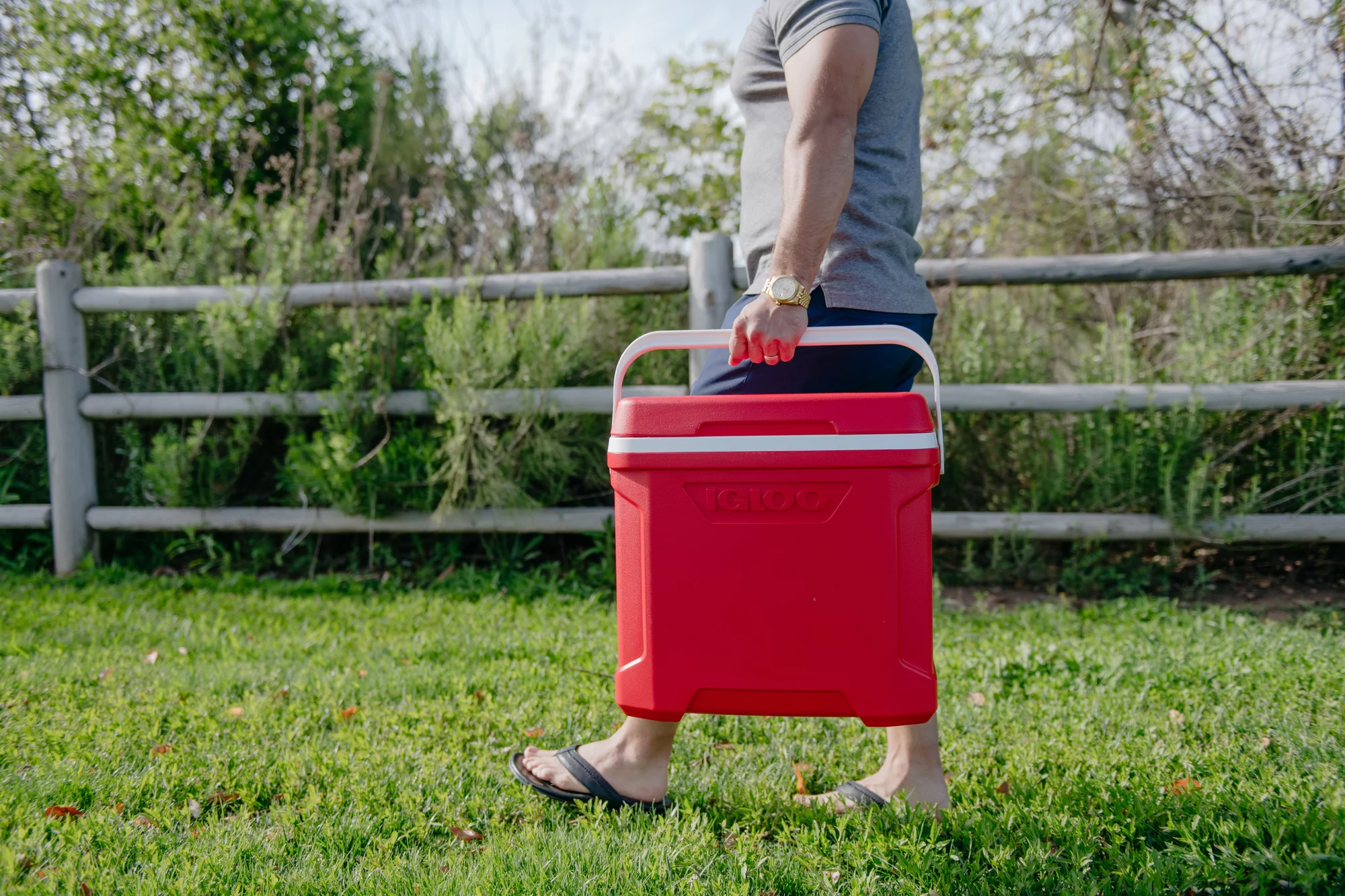 Igloo 30 qt. Profile II Series Ice Chest Cooler – Red