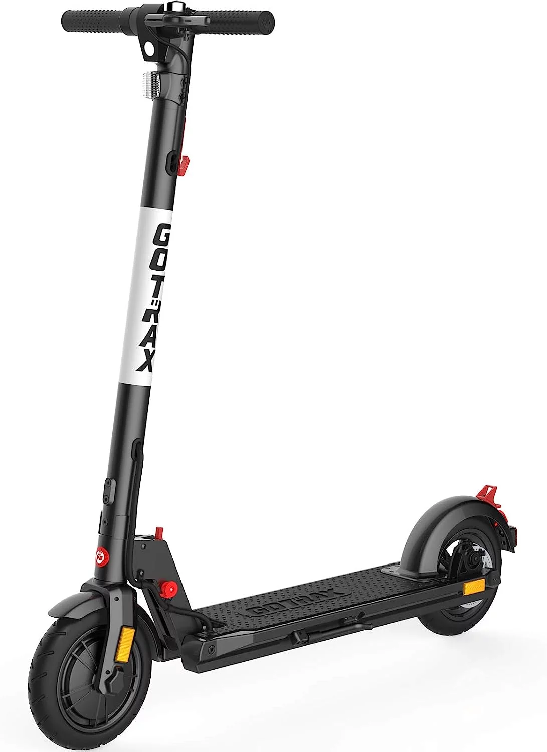 GOTRAX XR Elite Commuting Electric Scooter for adults, 8.5″ Air Filled Tires, 15.5mph & 18.6mile Range and 6.6″W/28.3″L Wide Deck