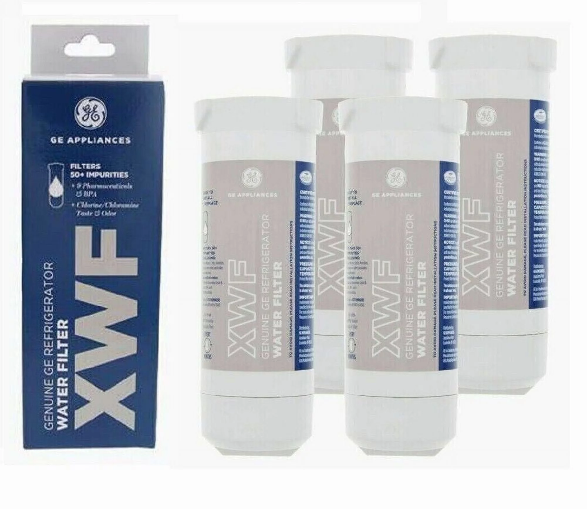 1/2/3/4 Pack G-E XWF Replacement XWF Appliances Refrigerator Water Filter New