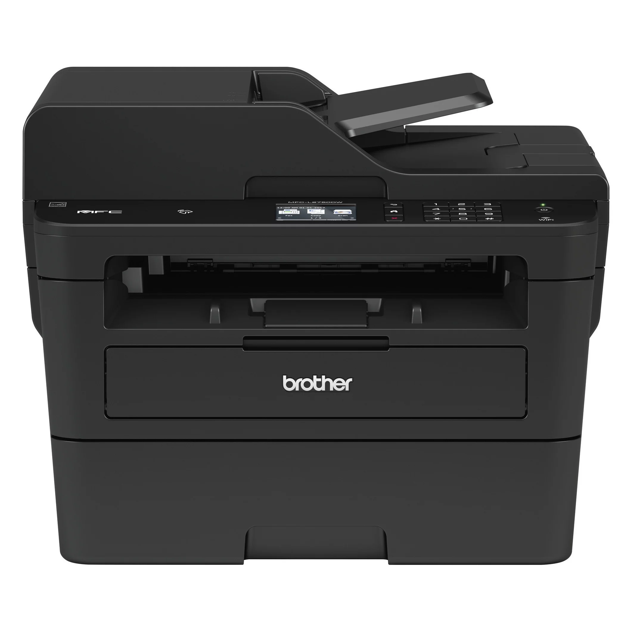 Brother MFCL2750DW Monochrome All-in-One Wireless Laser Printer, Duplex Copy & Scan