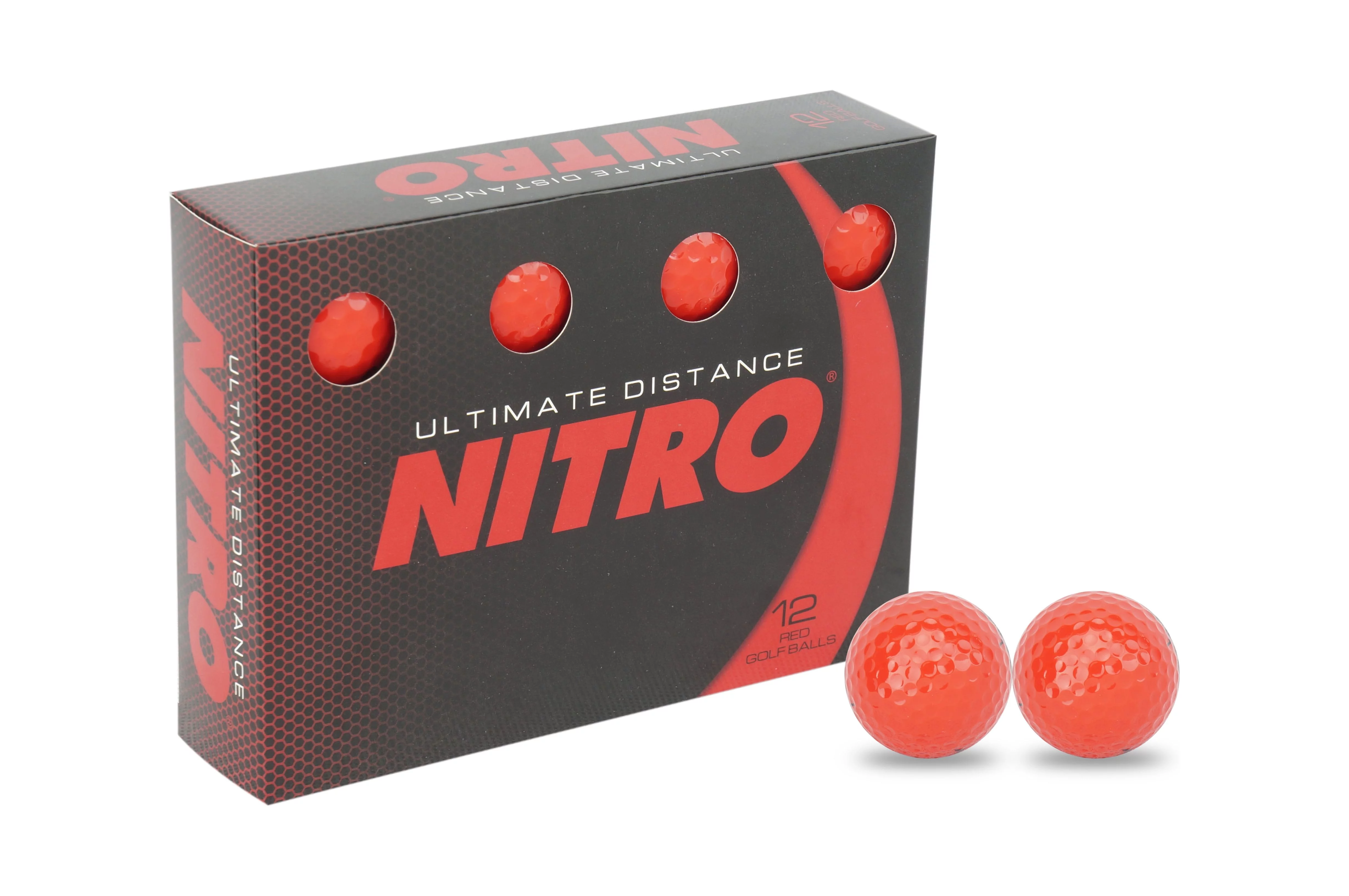 Nitro Golf Ultimate Distance Golf Balls, 12 Pack