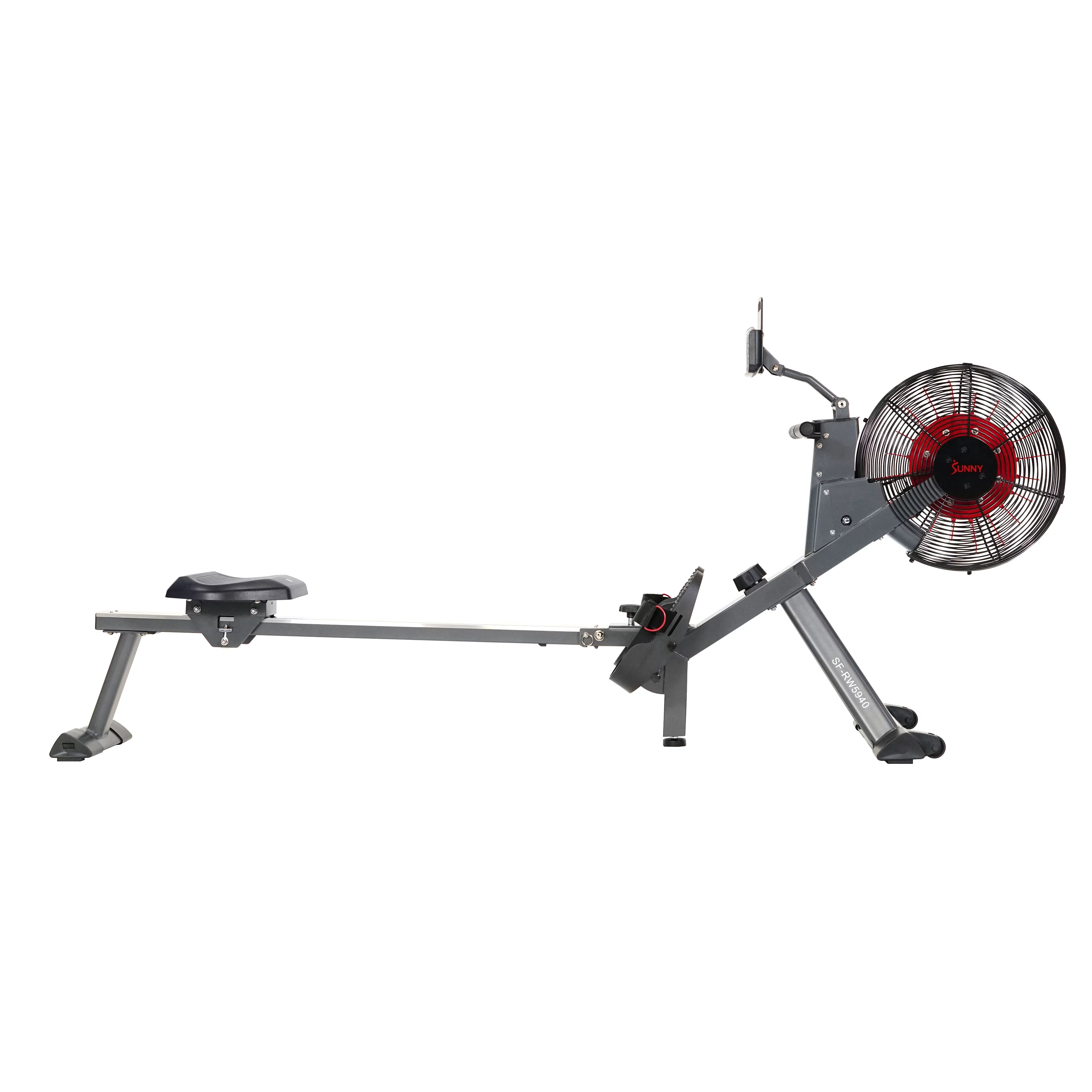 Sunny Health & Fitness Magnetic Air Resistance Rowing Machine Rower for Full Body Exercise Home Gym Workouts, SF-RW5940