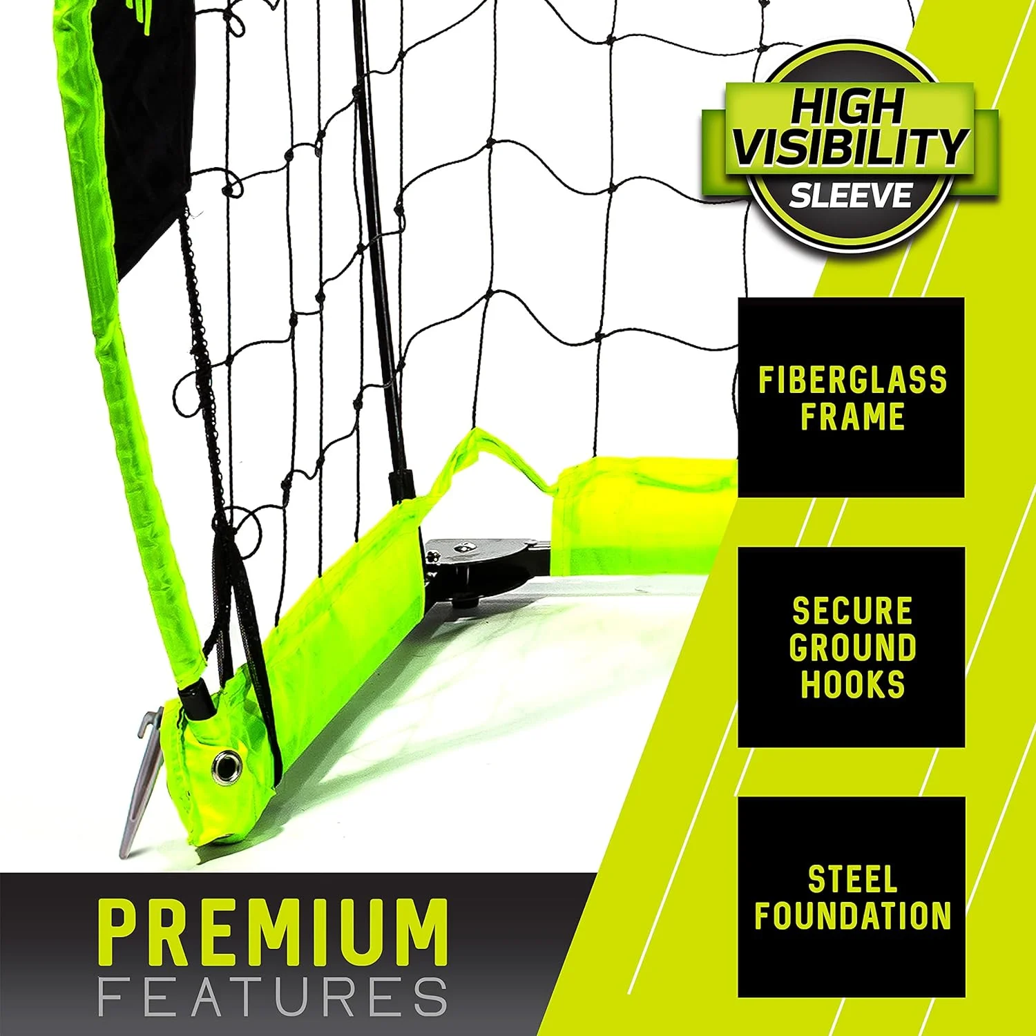 Franklin Sports Blackhawk Deluxe Flexpro Portable Soccer Goal – 6′ x 4′