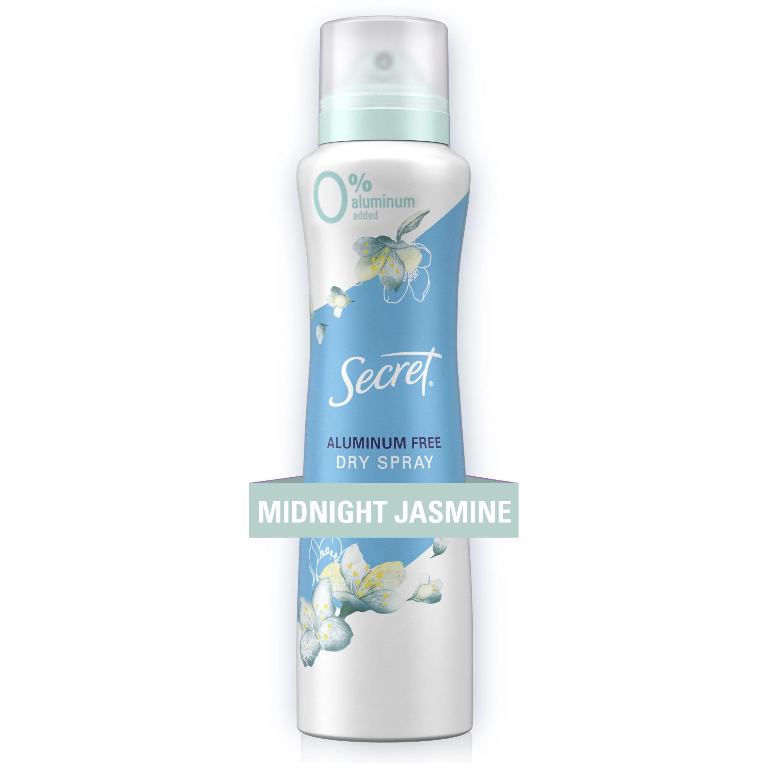 Secret Dry Spray Aluminum Free Deodorant for Women, Midnight Jasmine, 4.1 oz