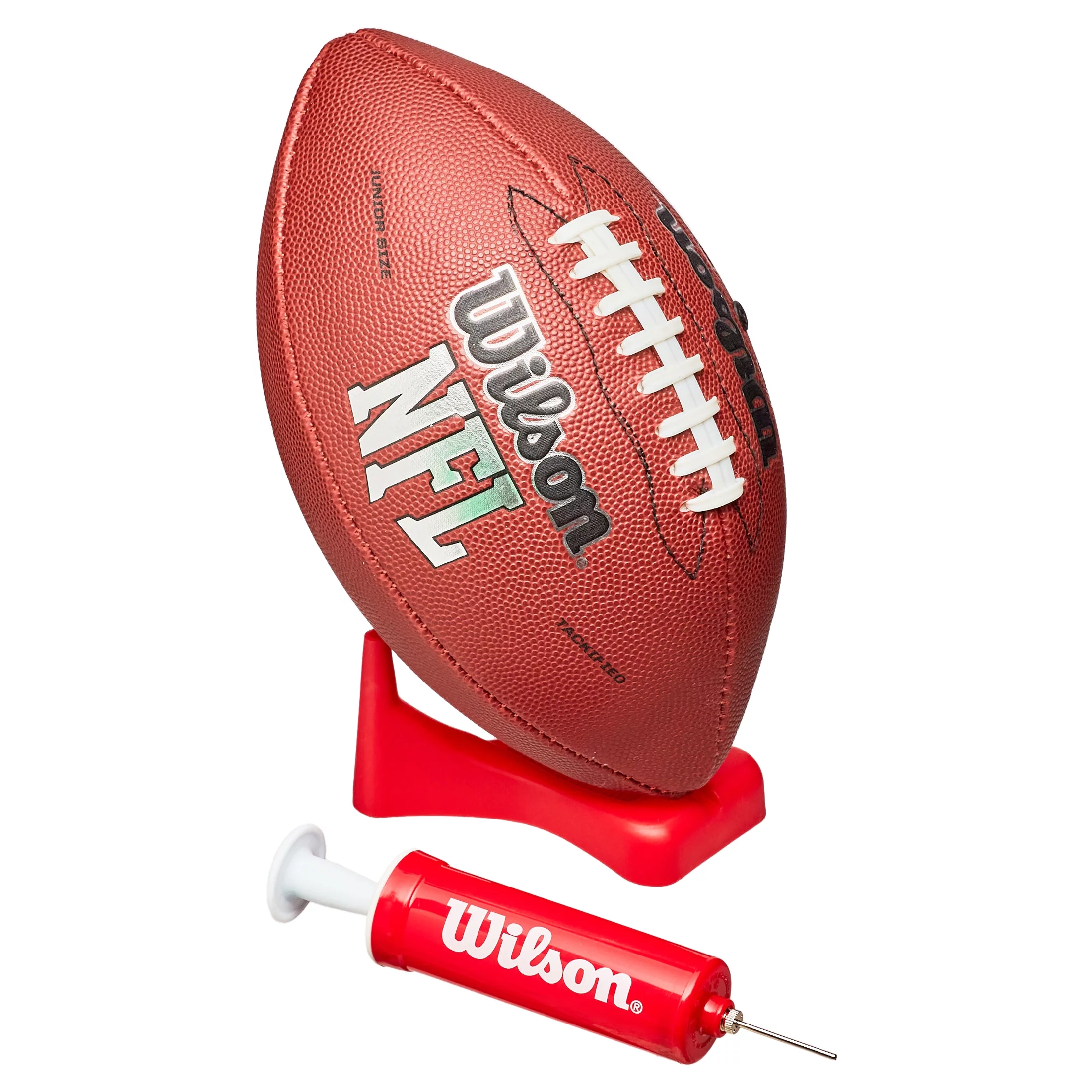 Wilson NFL MVP Junior Football with Pump and Tee