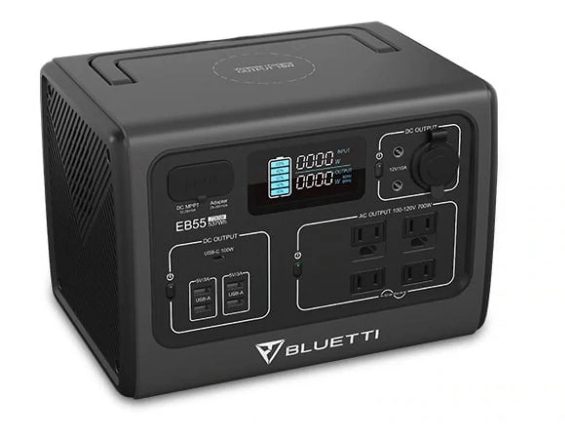 BLUETTI EB55 PORTABLE POWER STATION | 700W 537WH