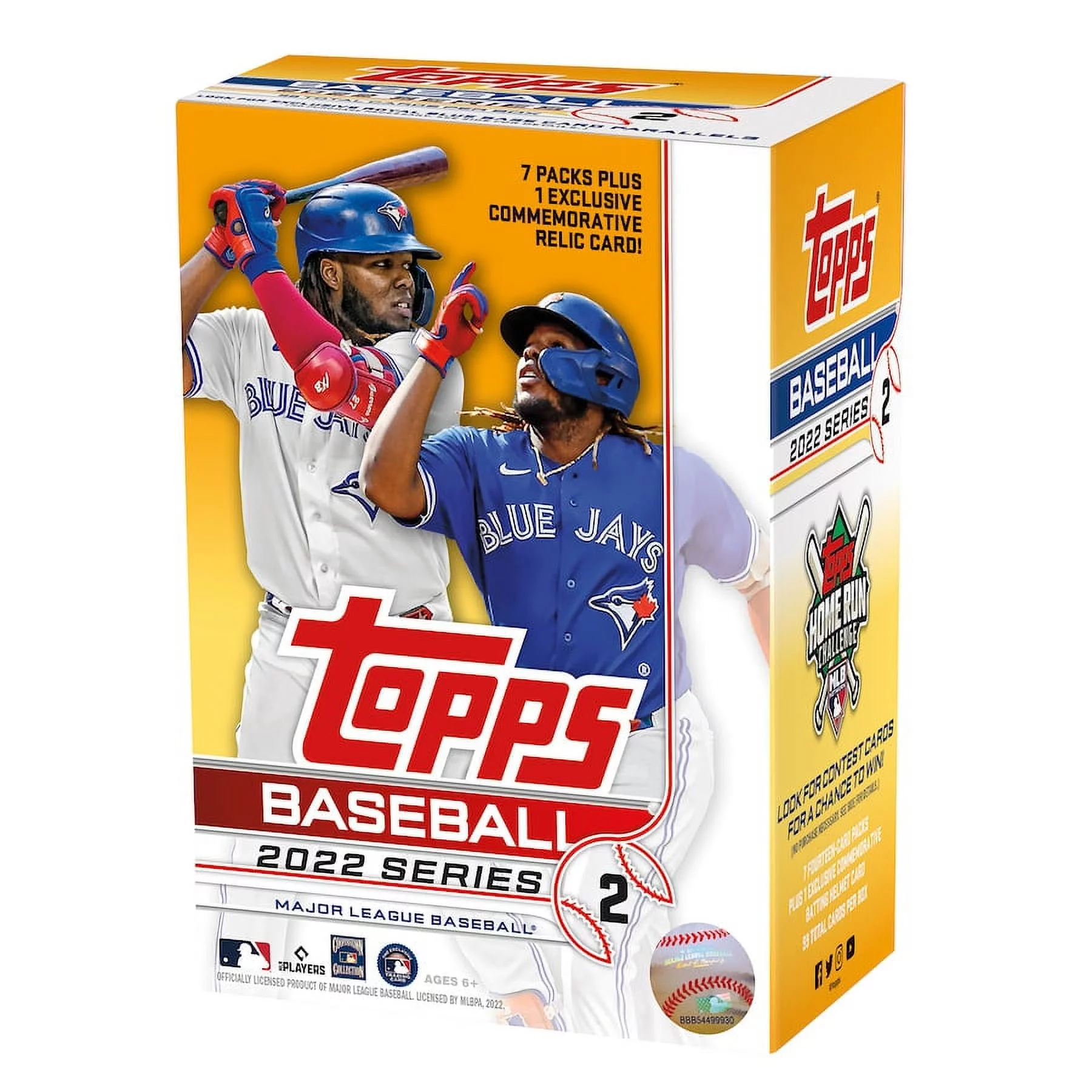 2022 Topps Series 2 Baseball Relic box – 7 Packs Per Box