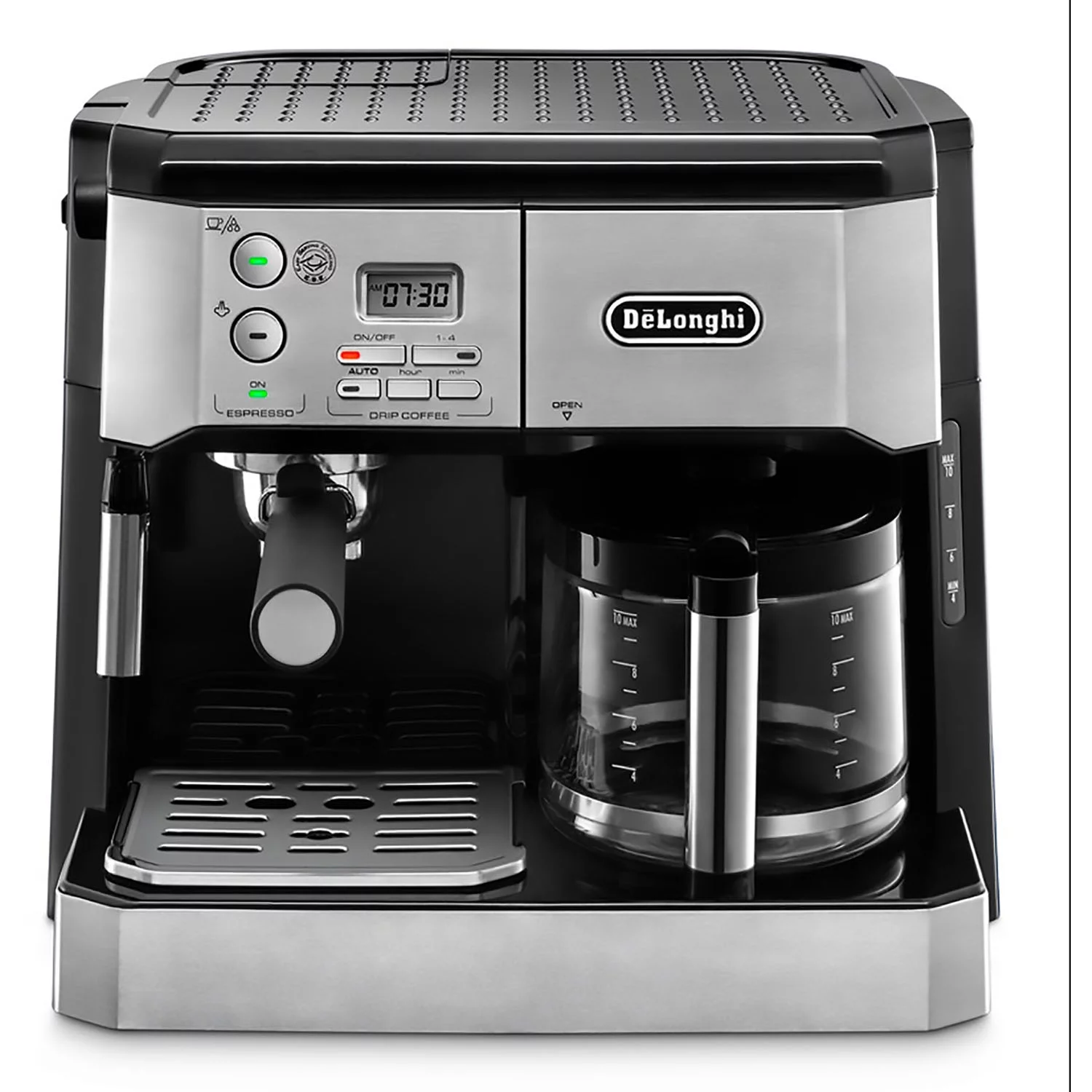 De’Longhi Combi Coffee Machine, Black,Silver,Multi-color