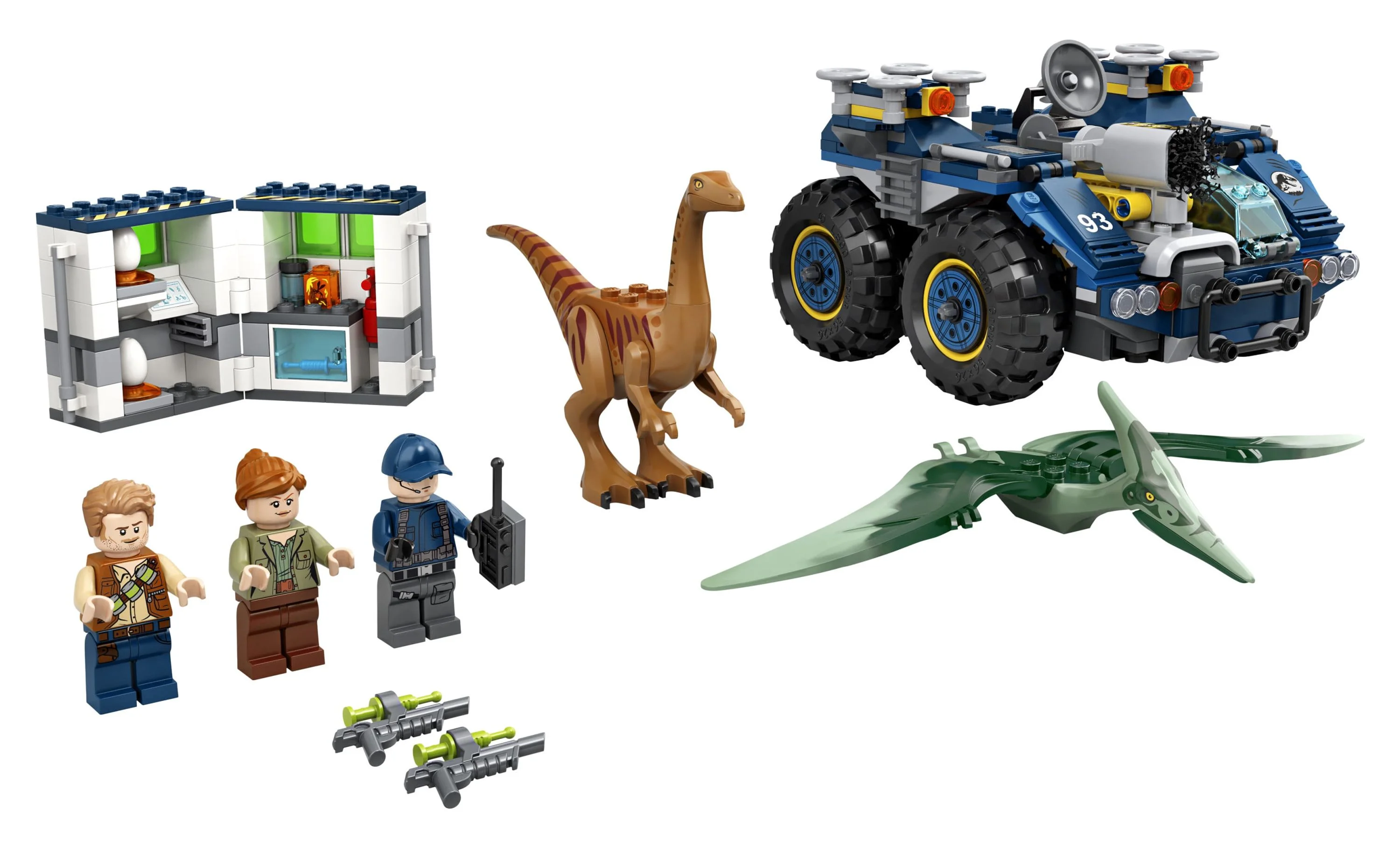 LEGO Jurassic World Gallimimus and Pteranodon Breakout 75940 Building Set (391 Pieces)