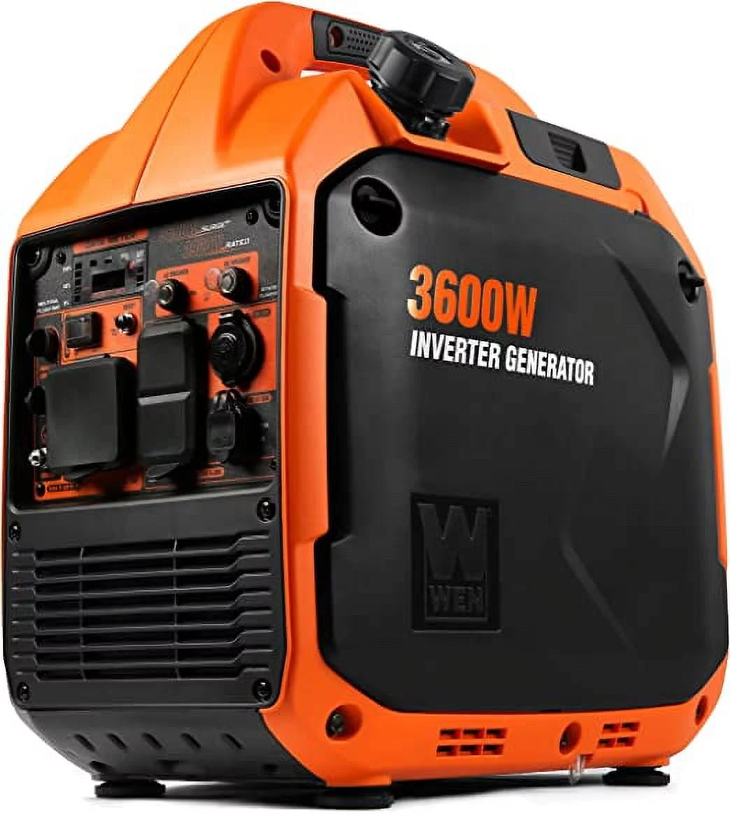 WEN 3600-Watt Portable Inverter Generator, RV-Ready, Quiet and Lightweight with Fuel Shut Off