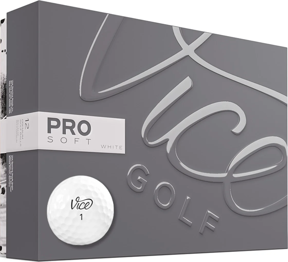 Vice Golf Pro Soft White Golf Ball -1 Dozen