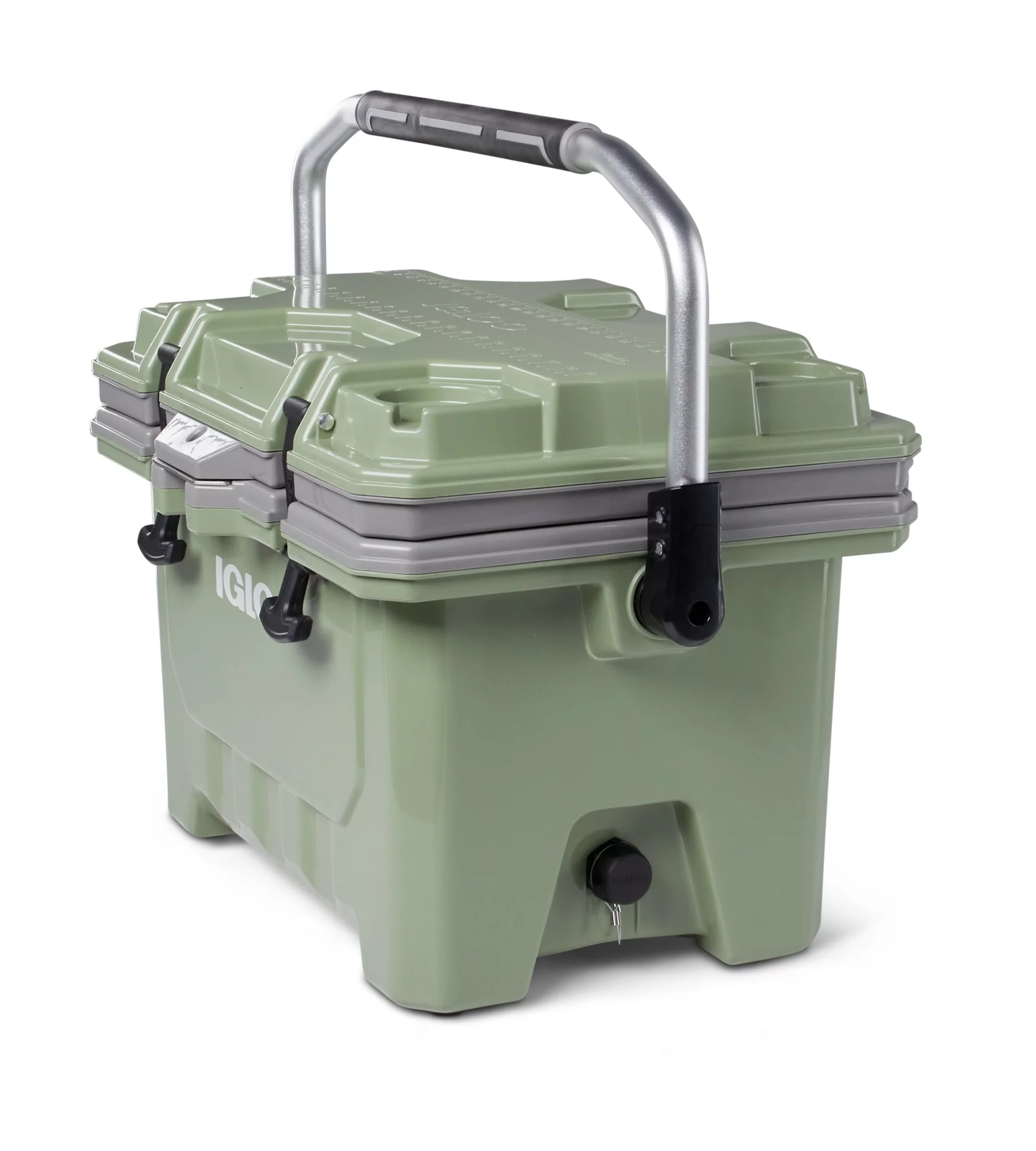 Igloo 24 Quart IMX Hard Sided Cooler, Oil Green