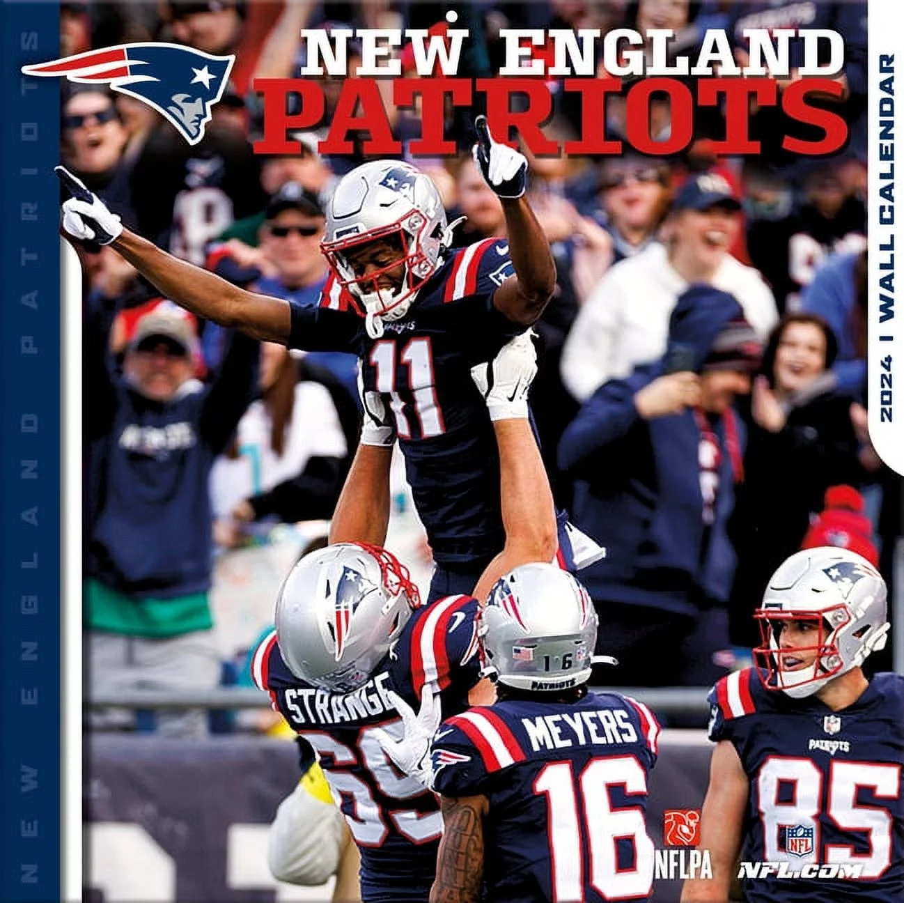 New England Patriots 2024 12×12 Team Wall Calendar (Other)