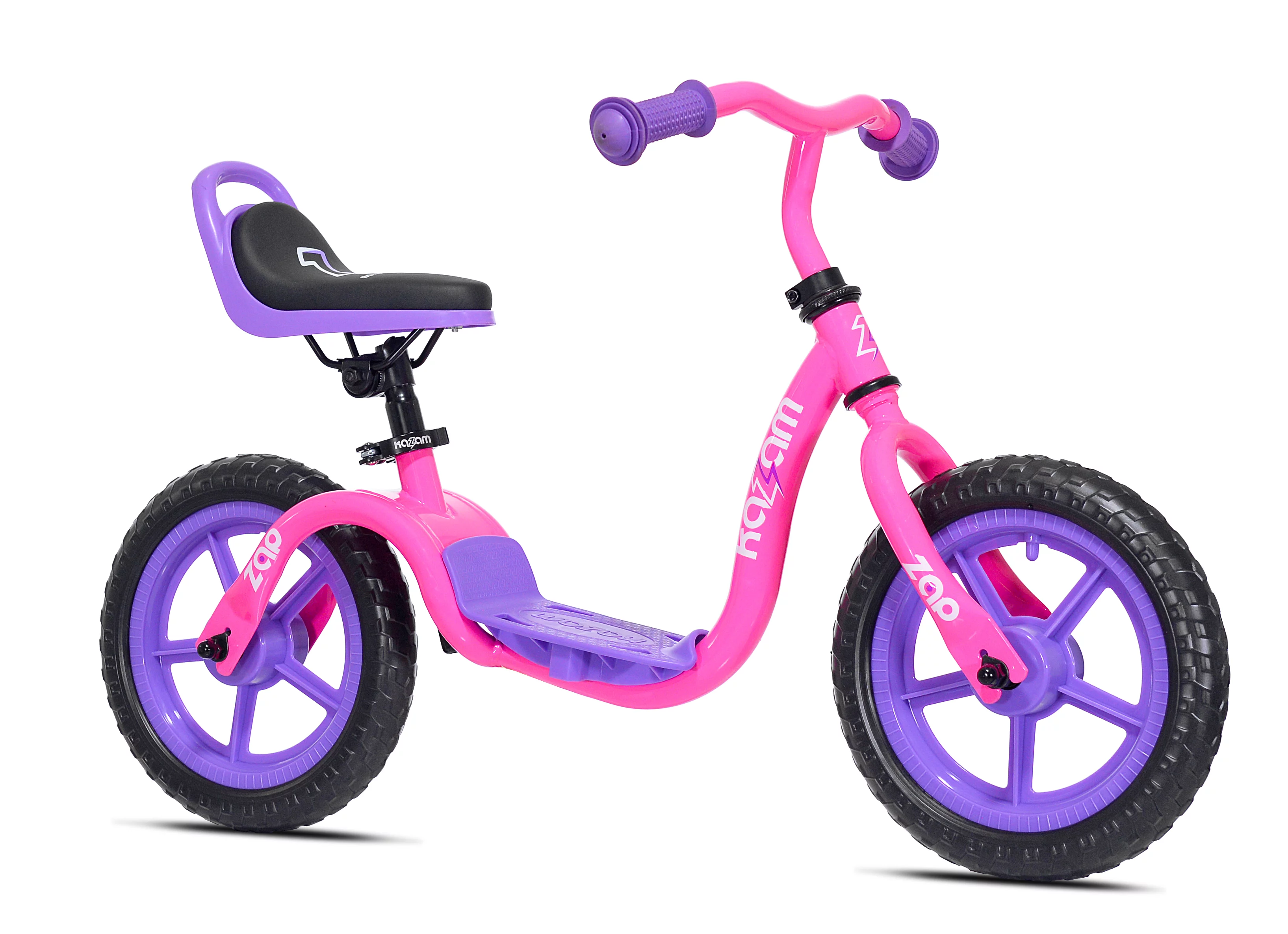 KaZAM 12″ Child’s Balance Bike & Helmet, Pink