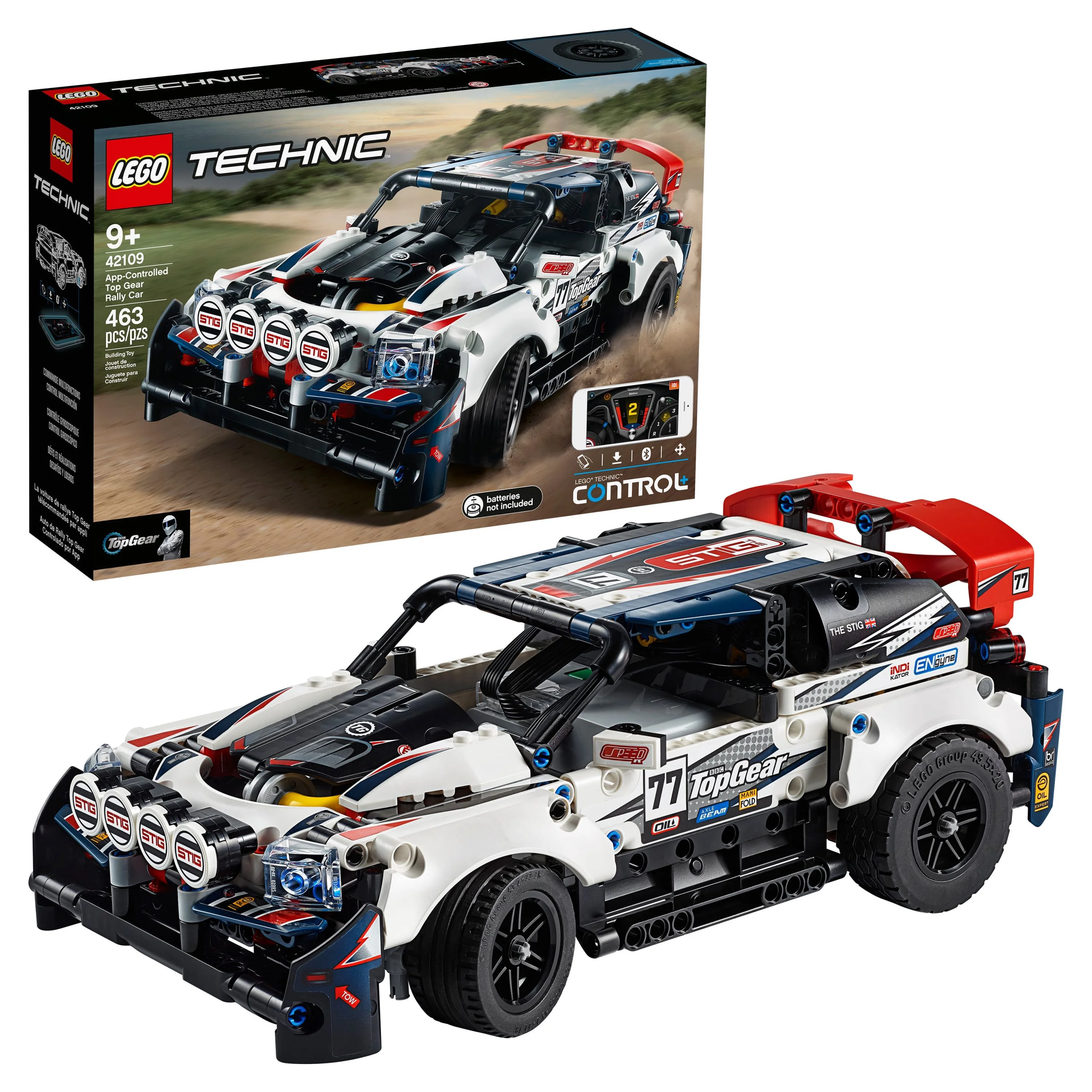 LEGO Technic App-Controlled Top Gear Rally Car 42109