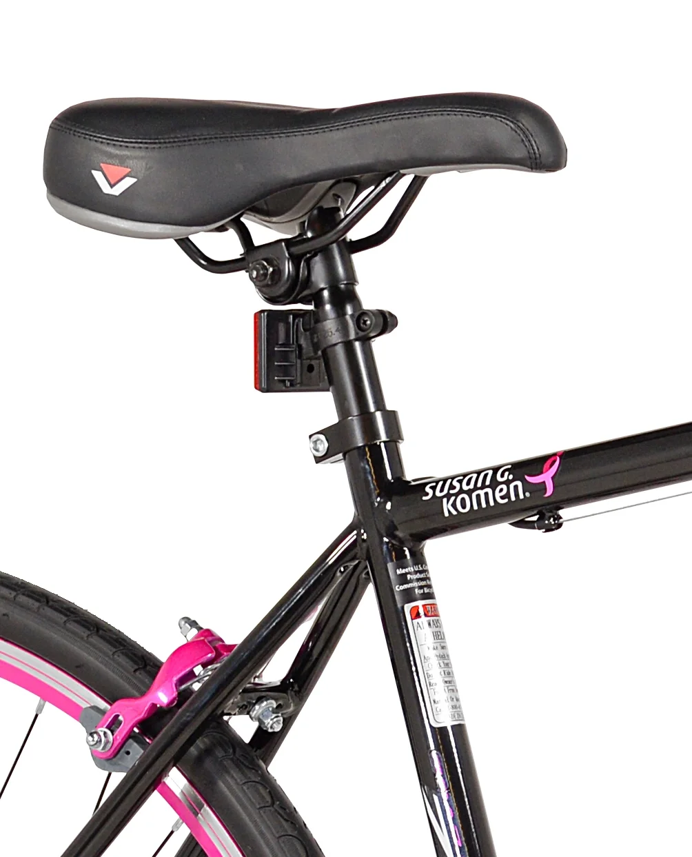 Susan G. Komen 700c Courage Road Women’s Bike, Pink and Black