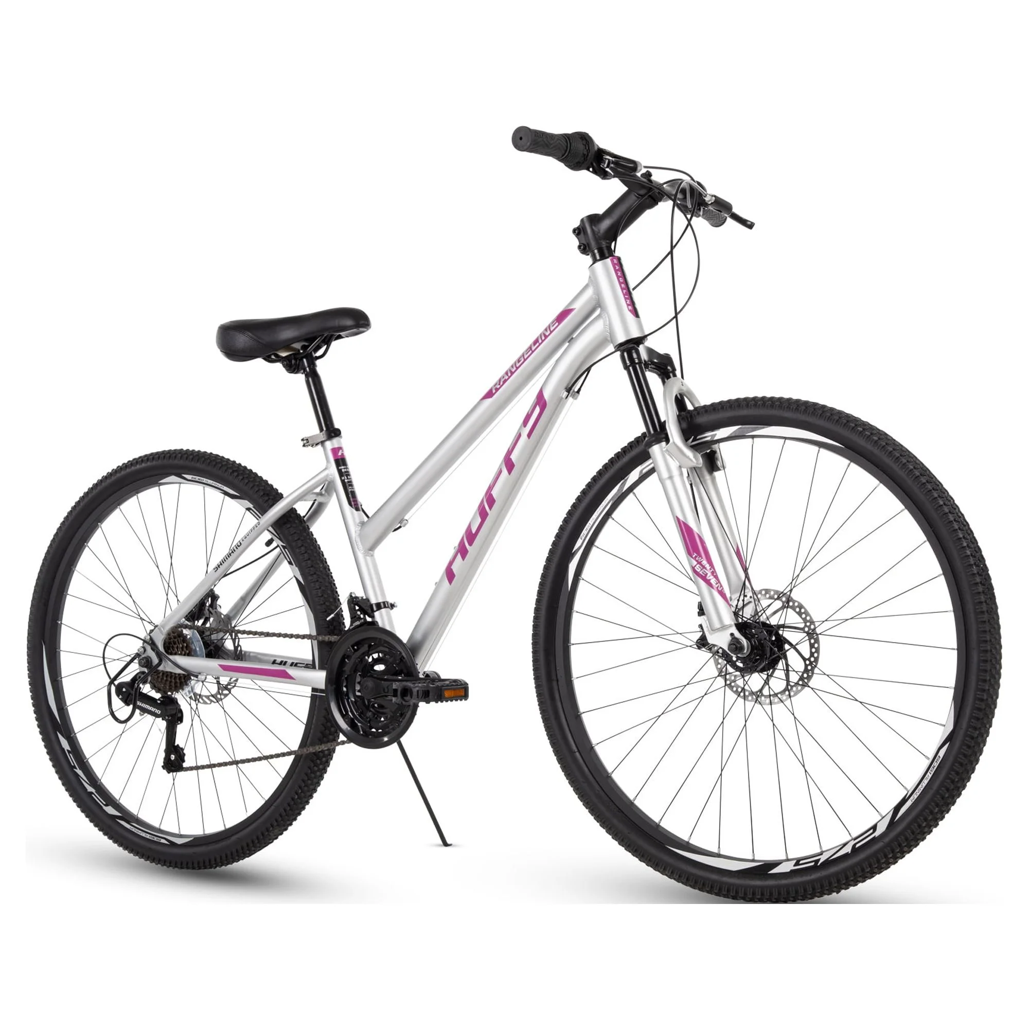 Huffy Rangeline Women’s Mountain Bikes, 27.5 inch, Silver