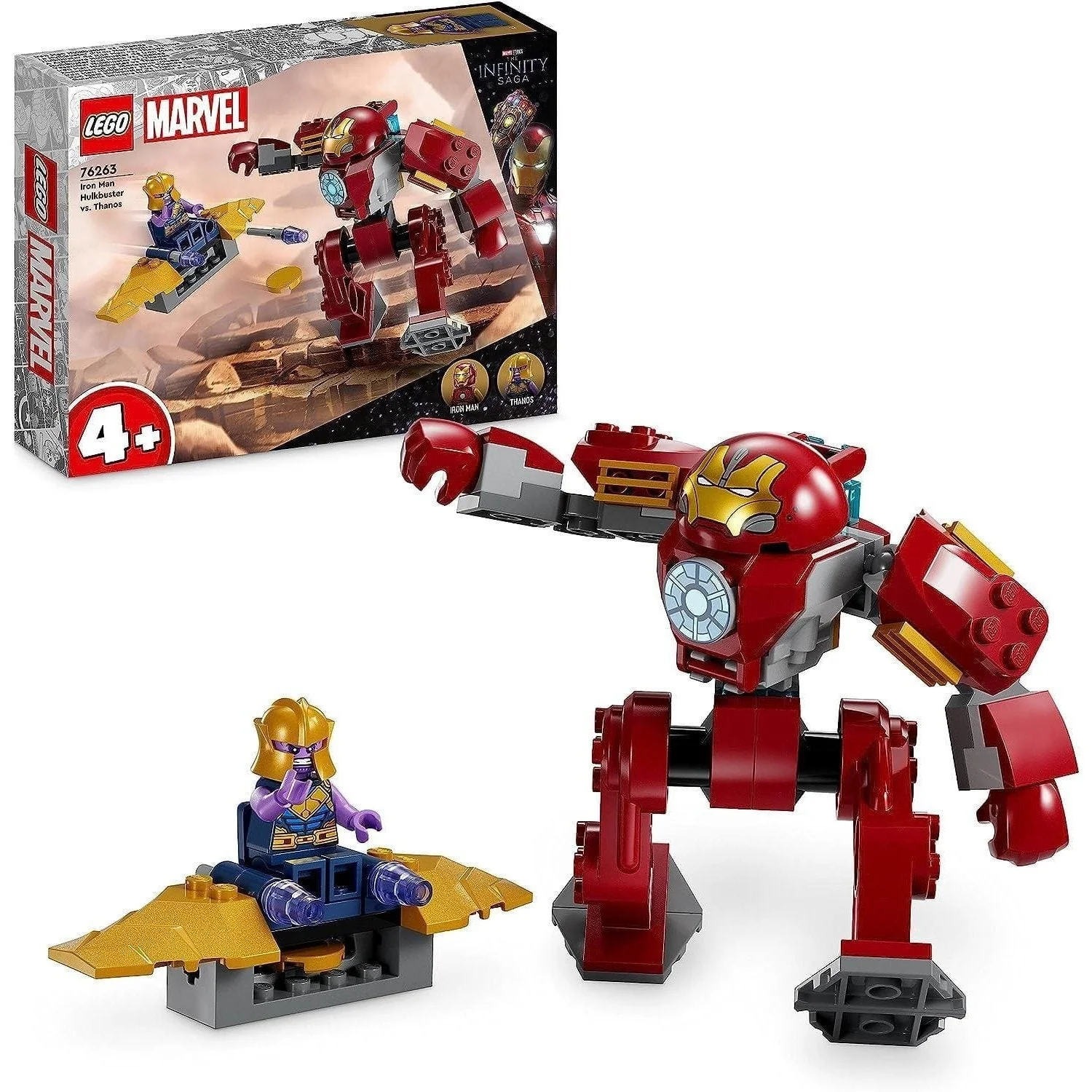 Lego Marvel Iron Man Hulkbuster vs Thanos 76263