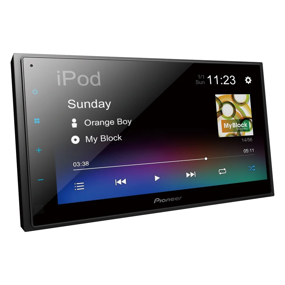 Restored Premium Pioneer DMH-341EX 6.8″ Capacitive Touchscreen Digital Media Receiver (Does Not Play CDs) (Refurbished)