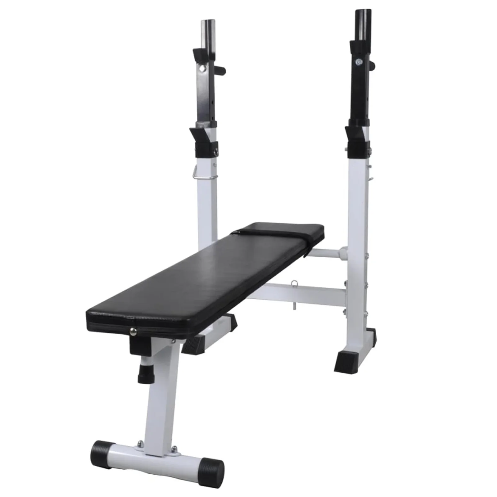 Dcenta Workout Bench with Weight Rack, Barbell and Dumbbell Set 264.6 lb